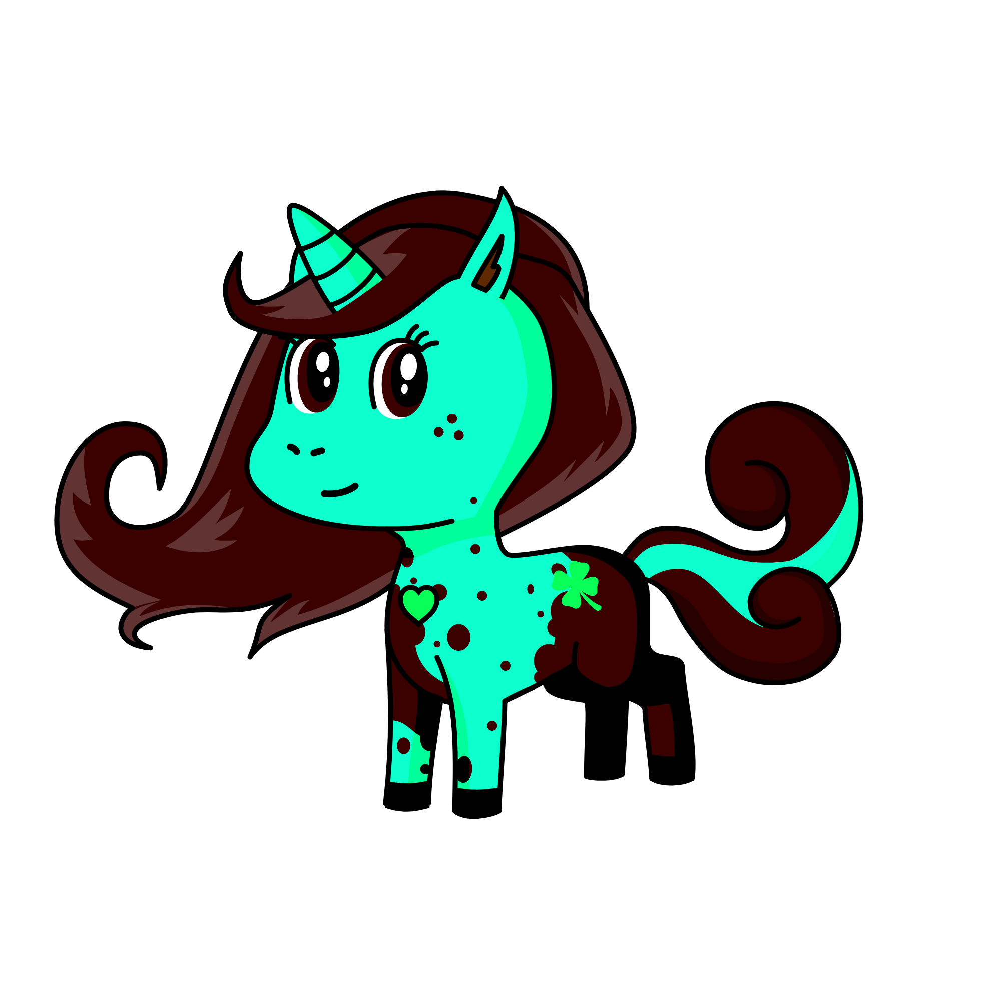 Peper Meent, the unicorn