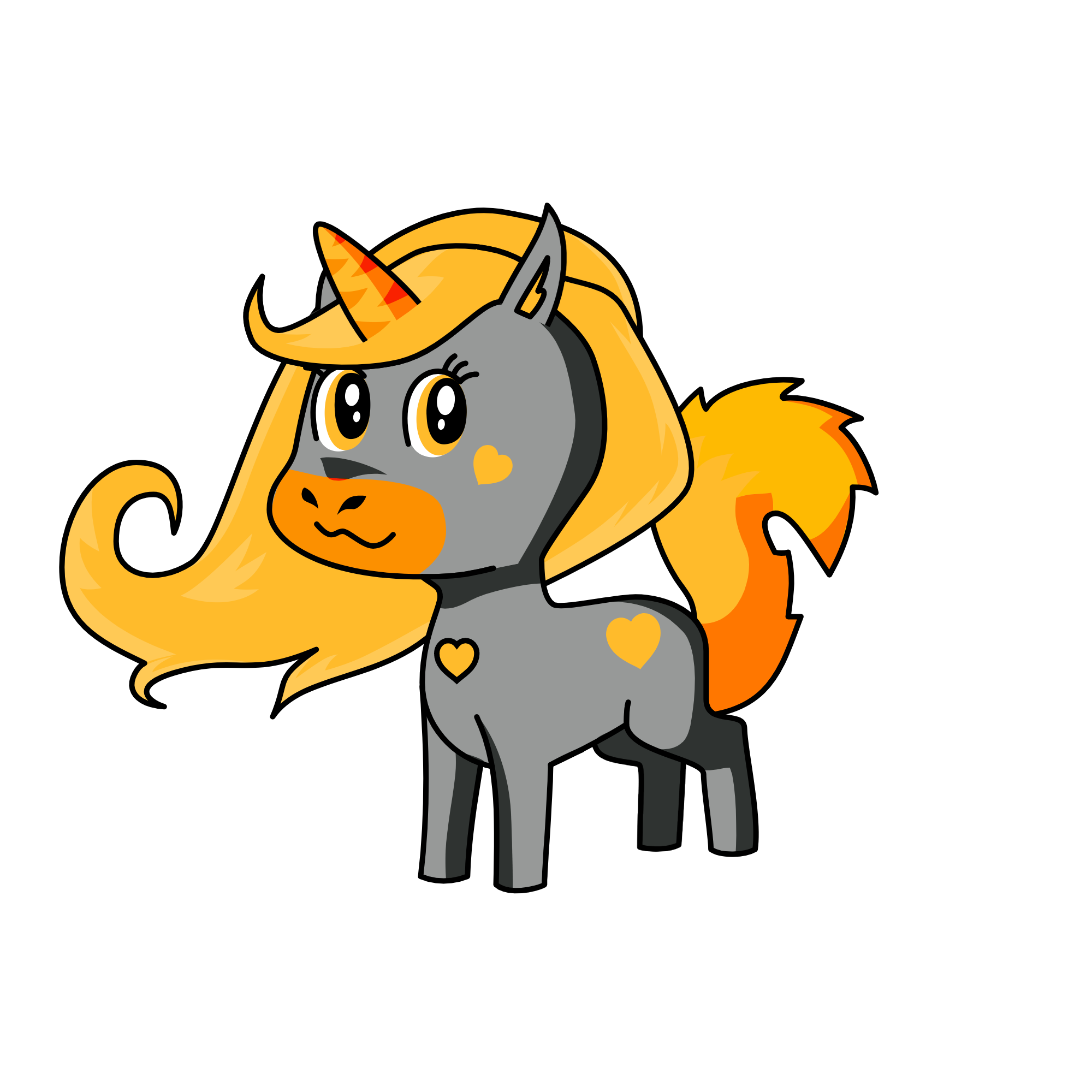 fire, the unicorn
