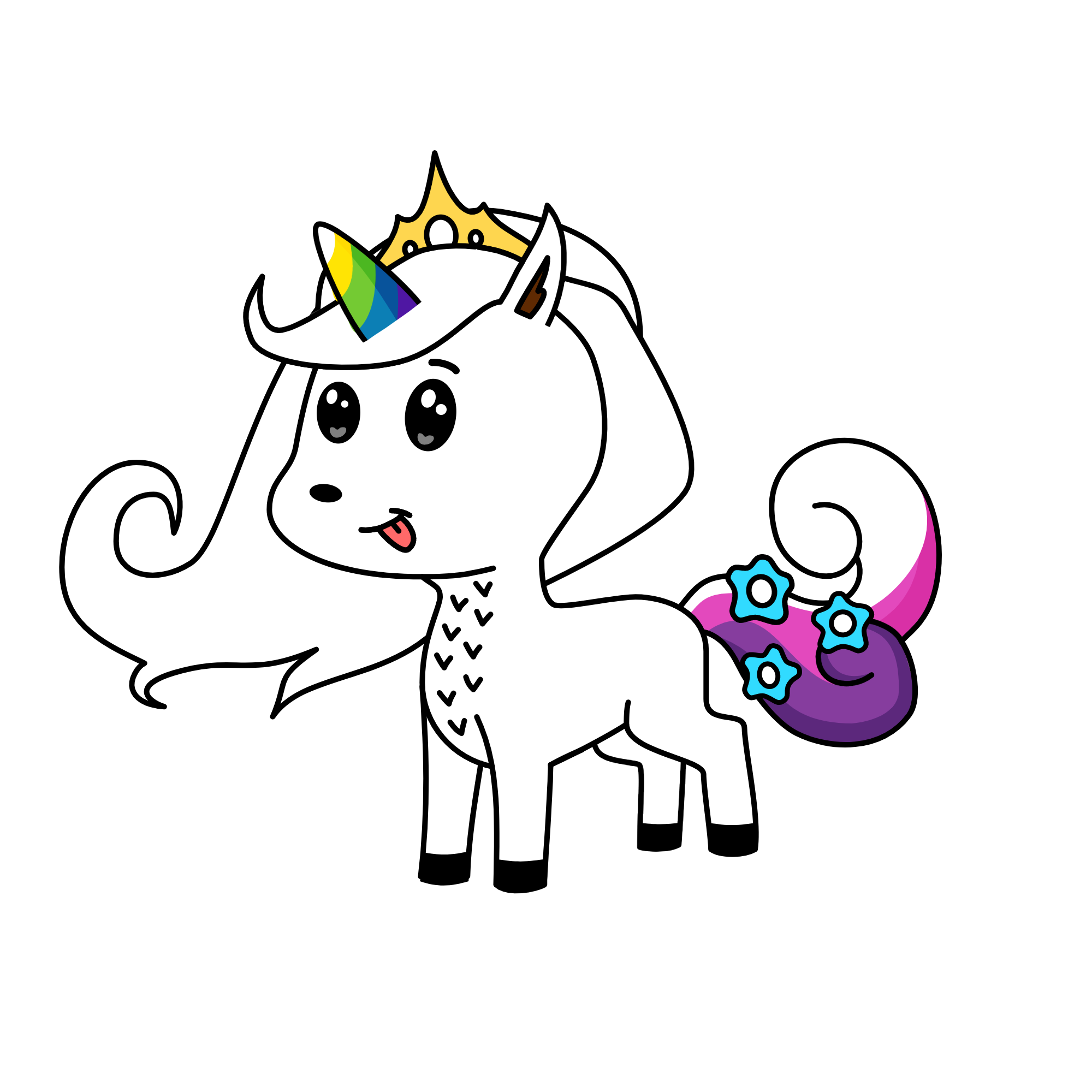 princess, the unicorn