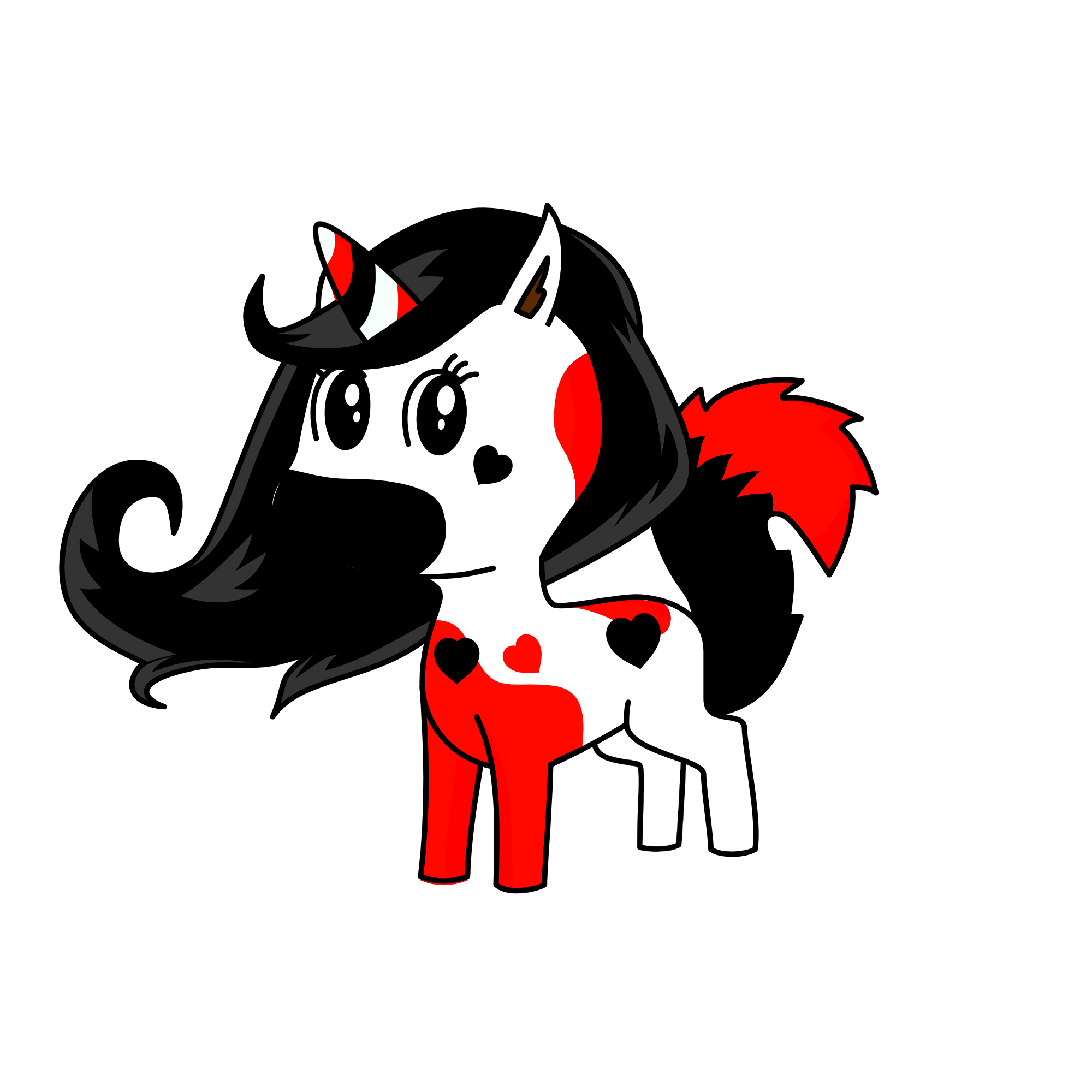 red jacky, the unicorn