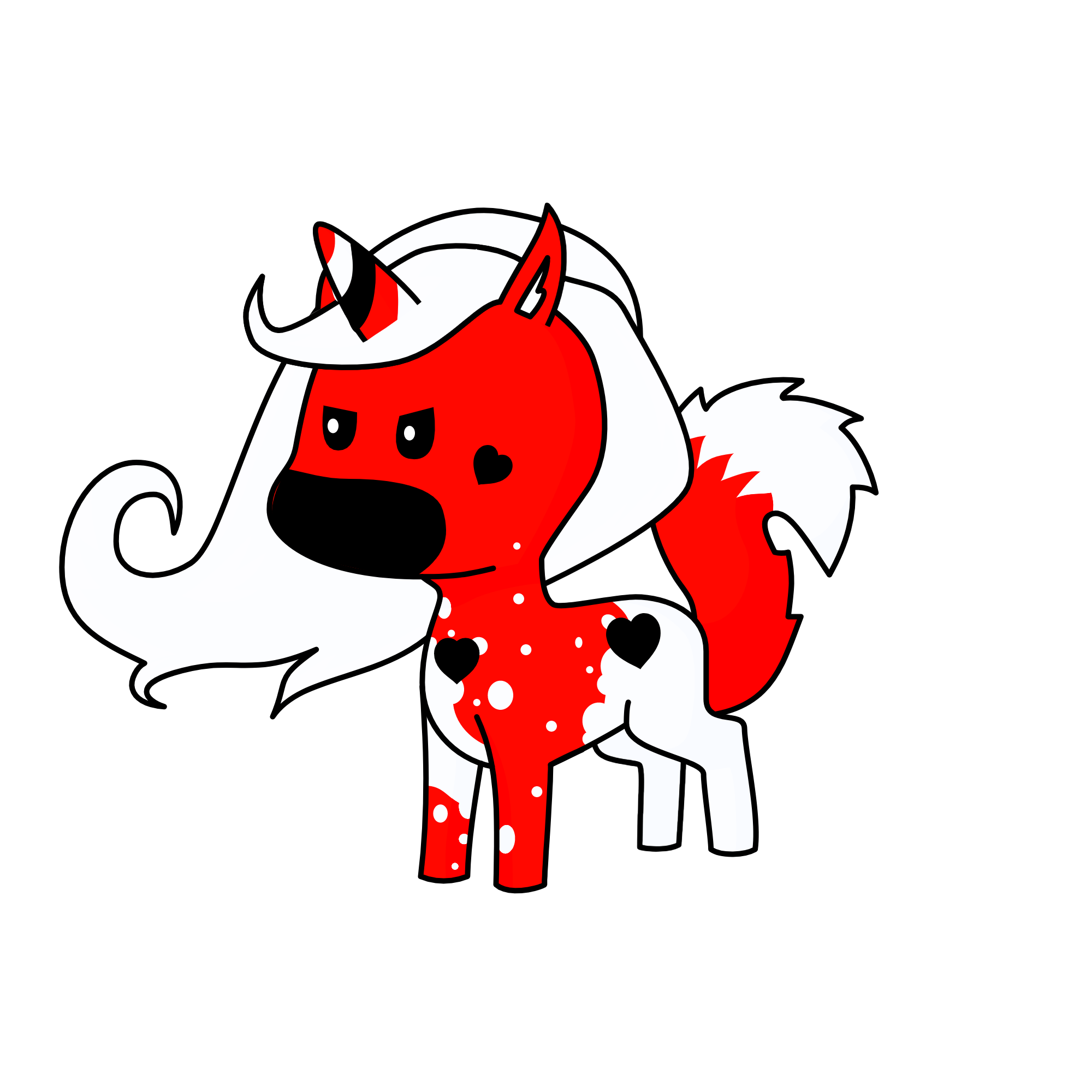 grumpy santa, the unicorn