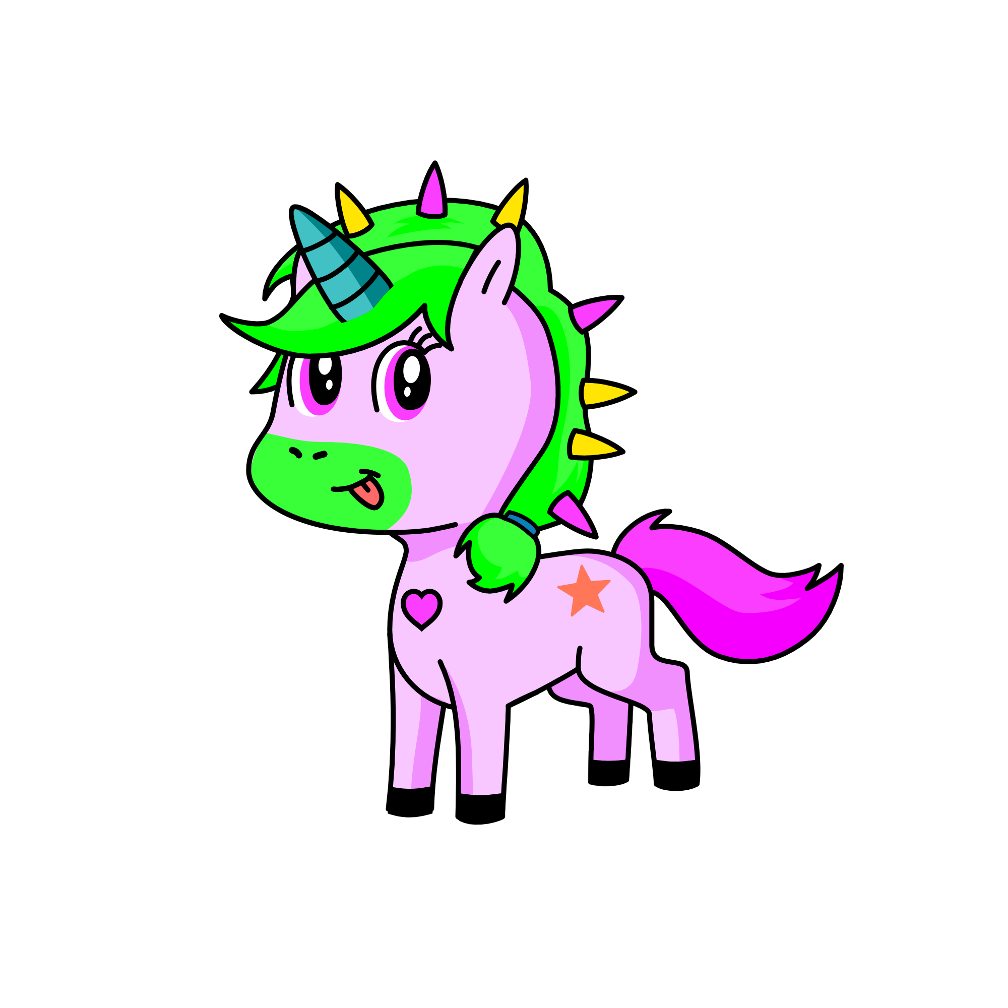 punkbaby, the unicorn