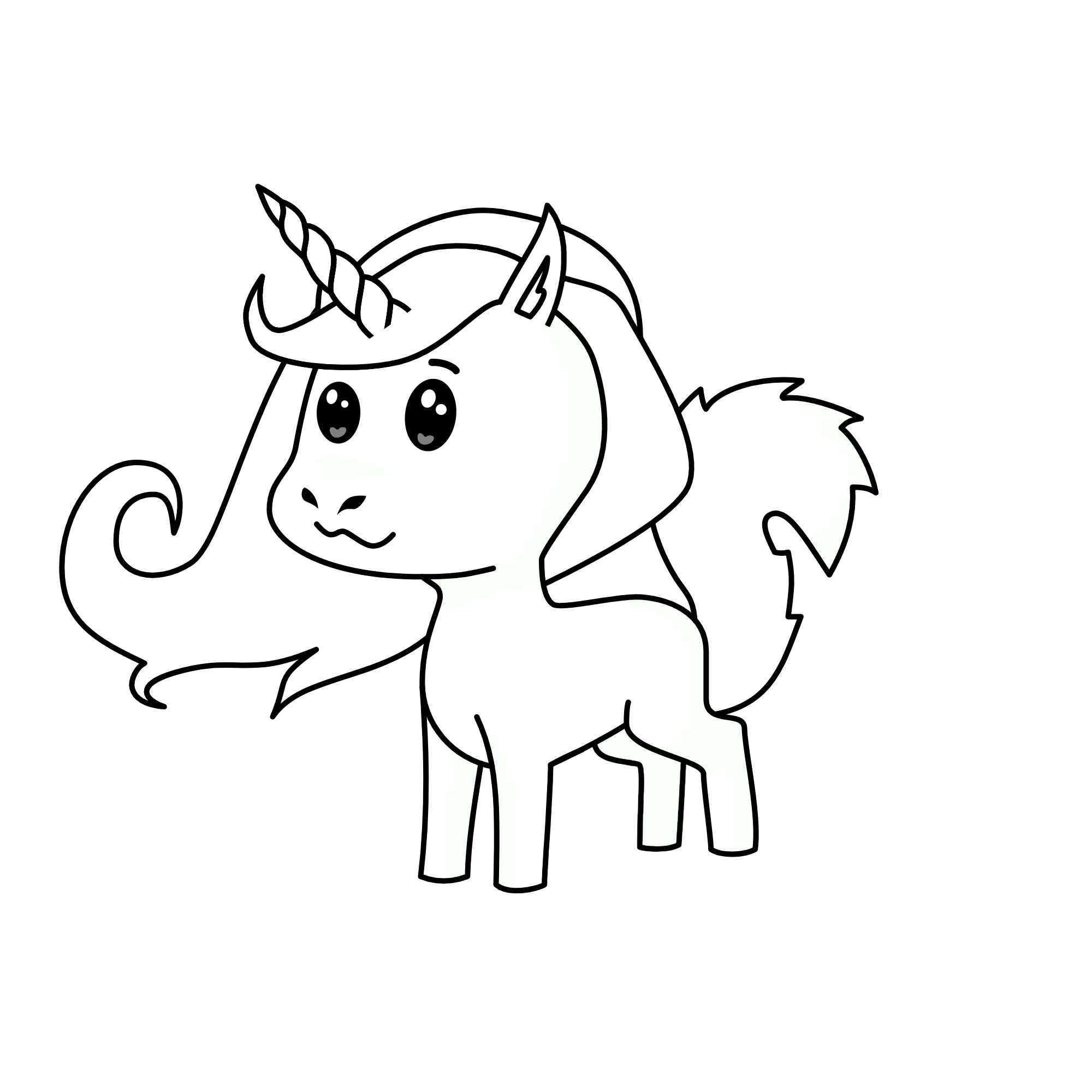 skeleton, the unicorn