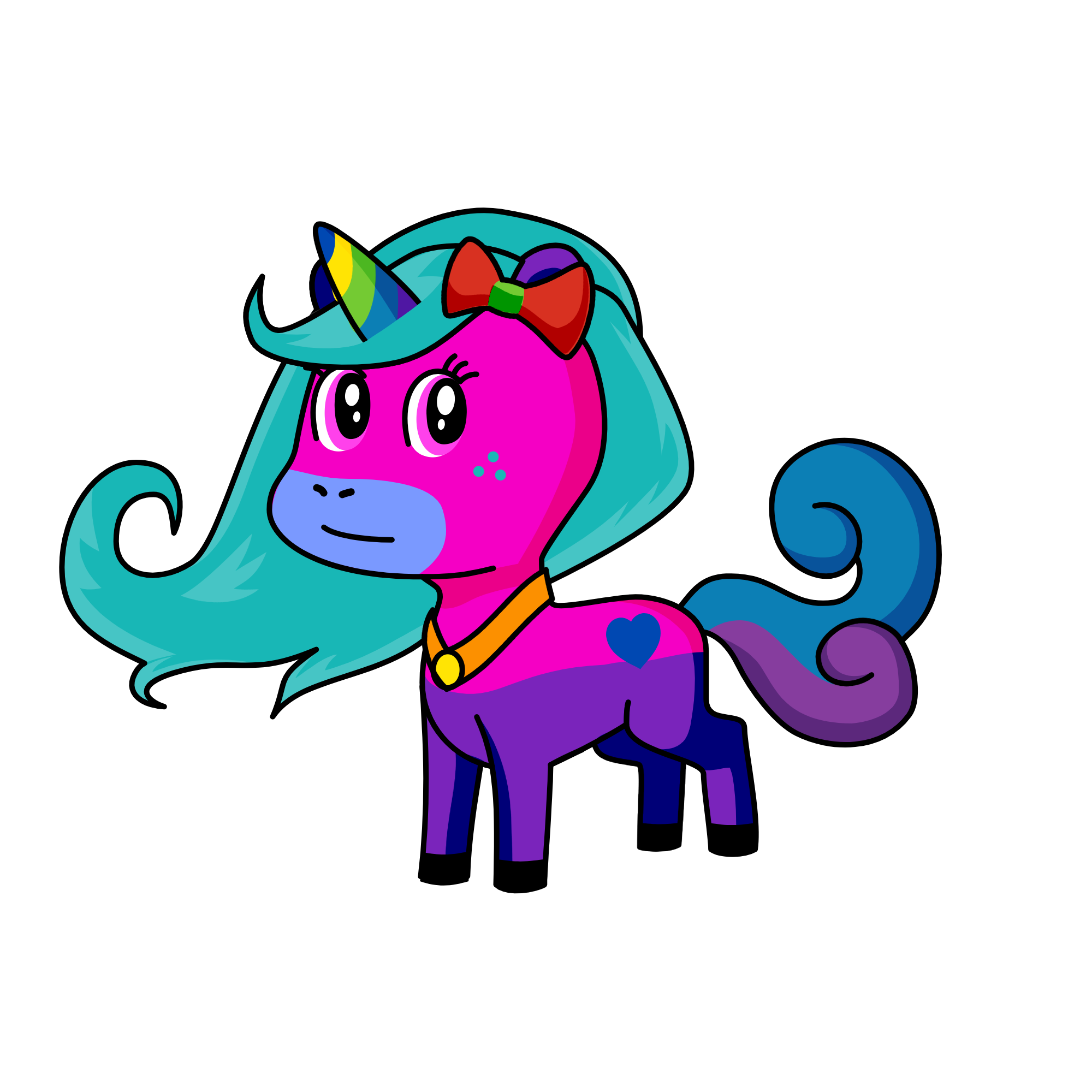 Sparkie, the unicorn