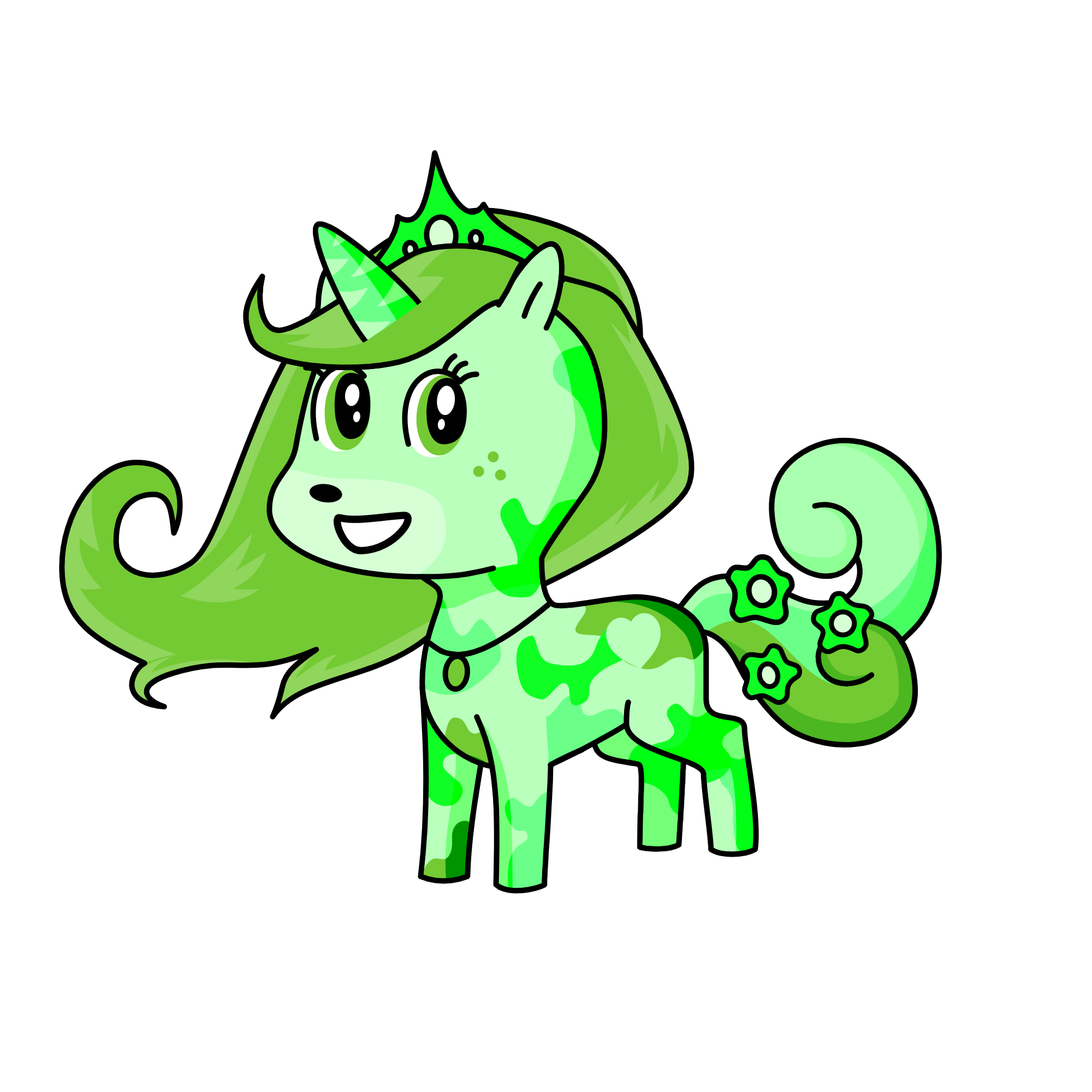 Greenacorn, the unicorn