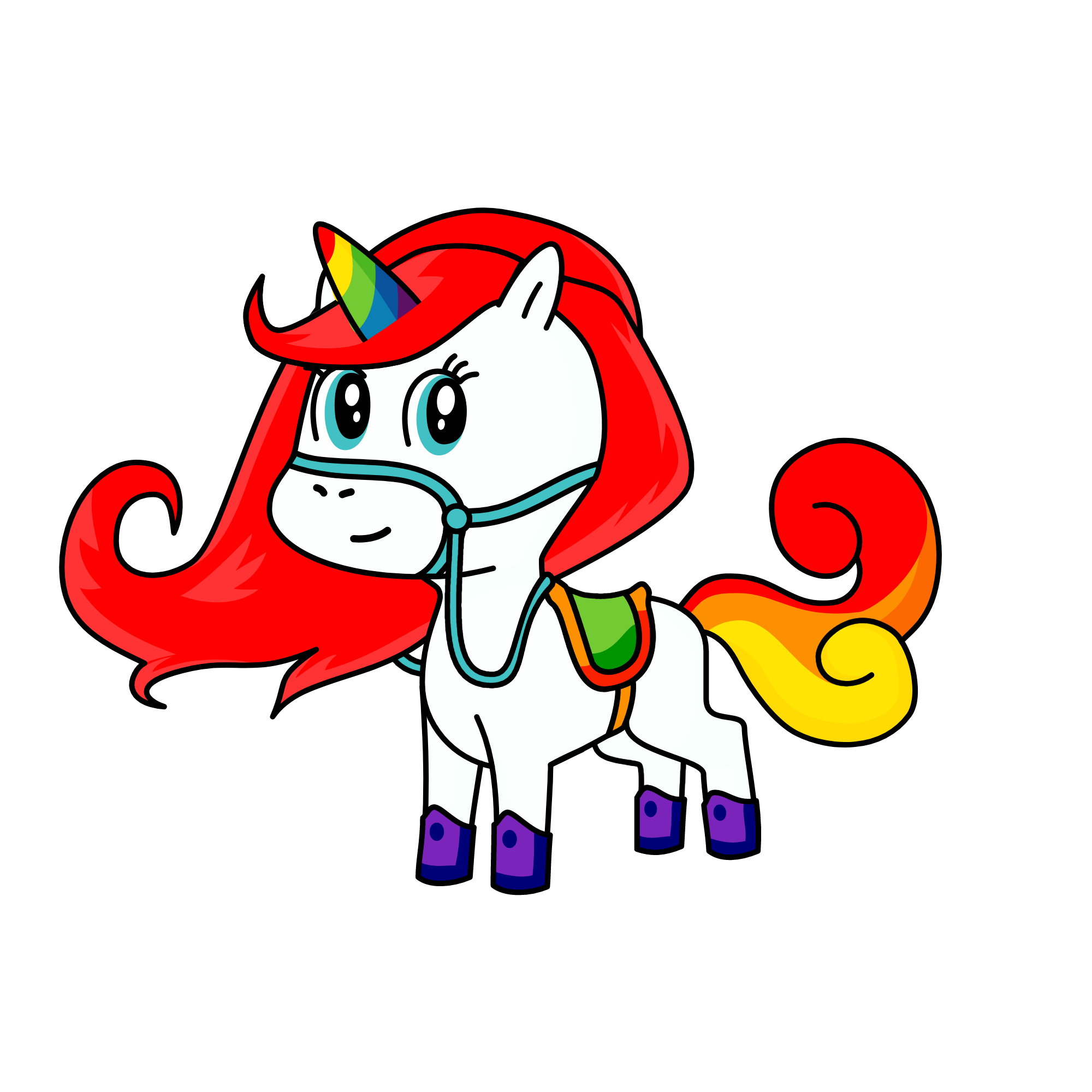 rainbow, the unicorn