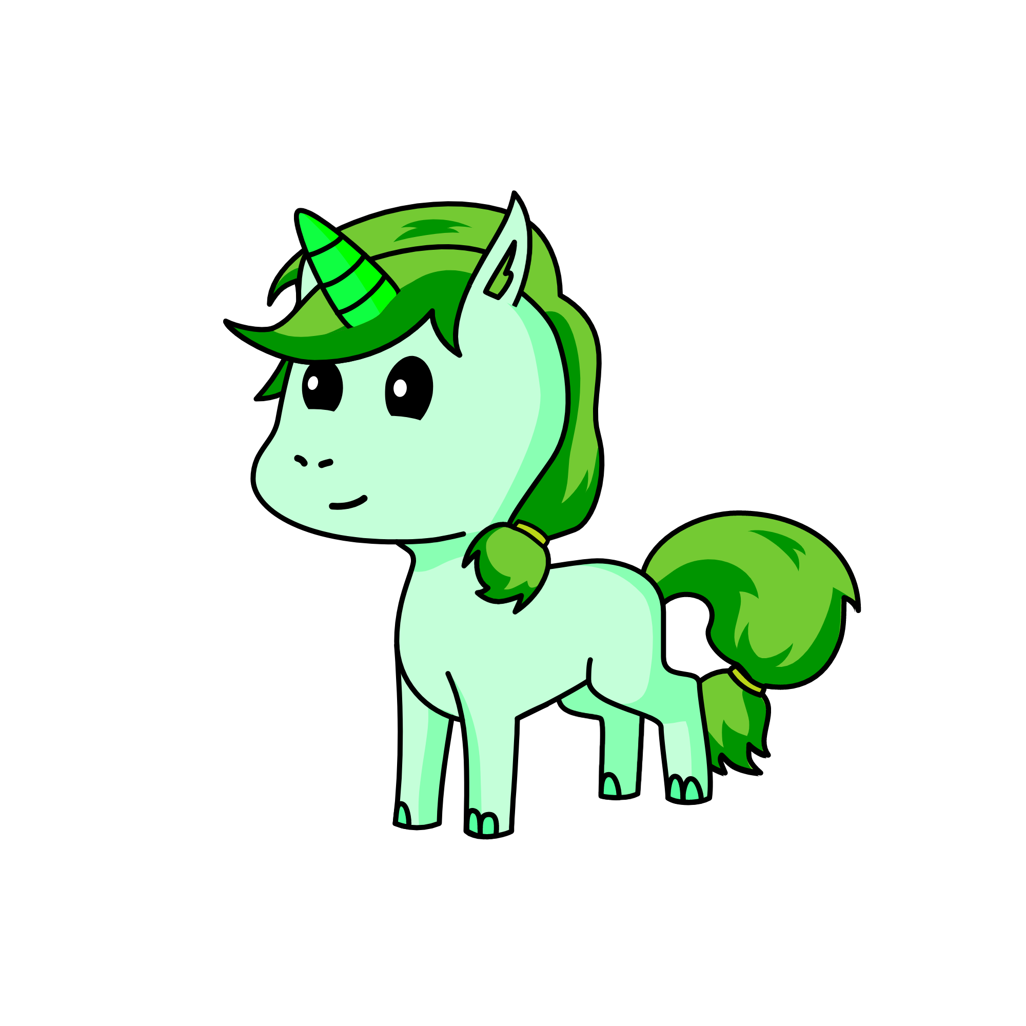 Shamrock, the unicorn