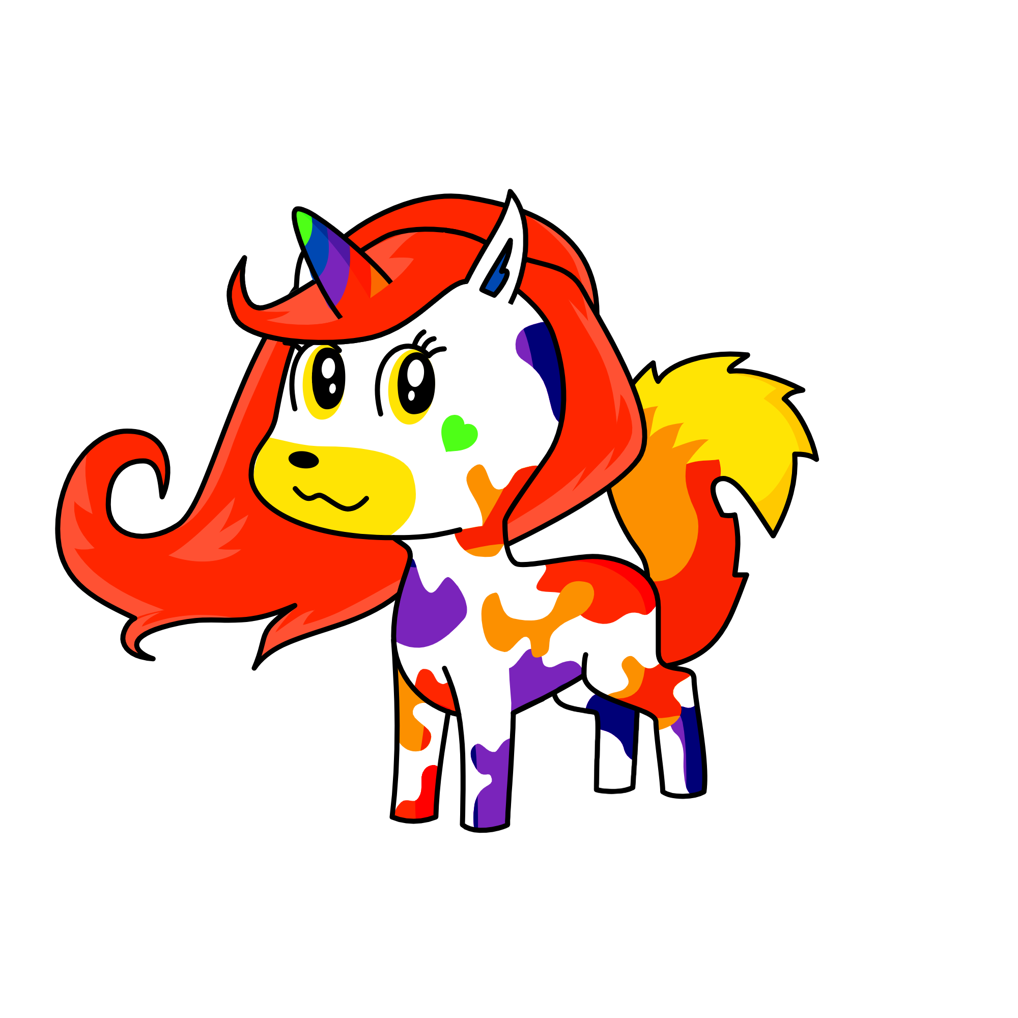 rainbow, the unicorn