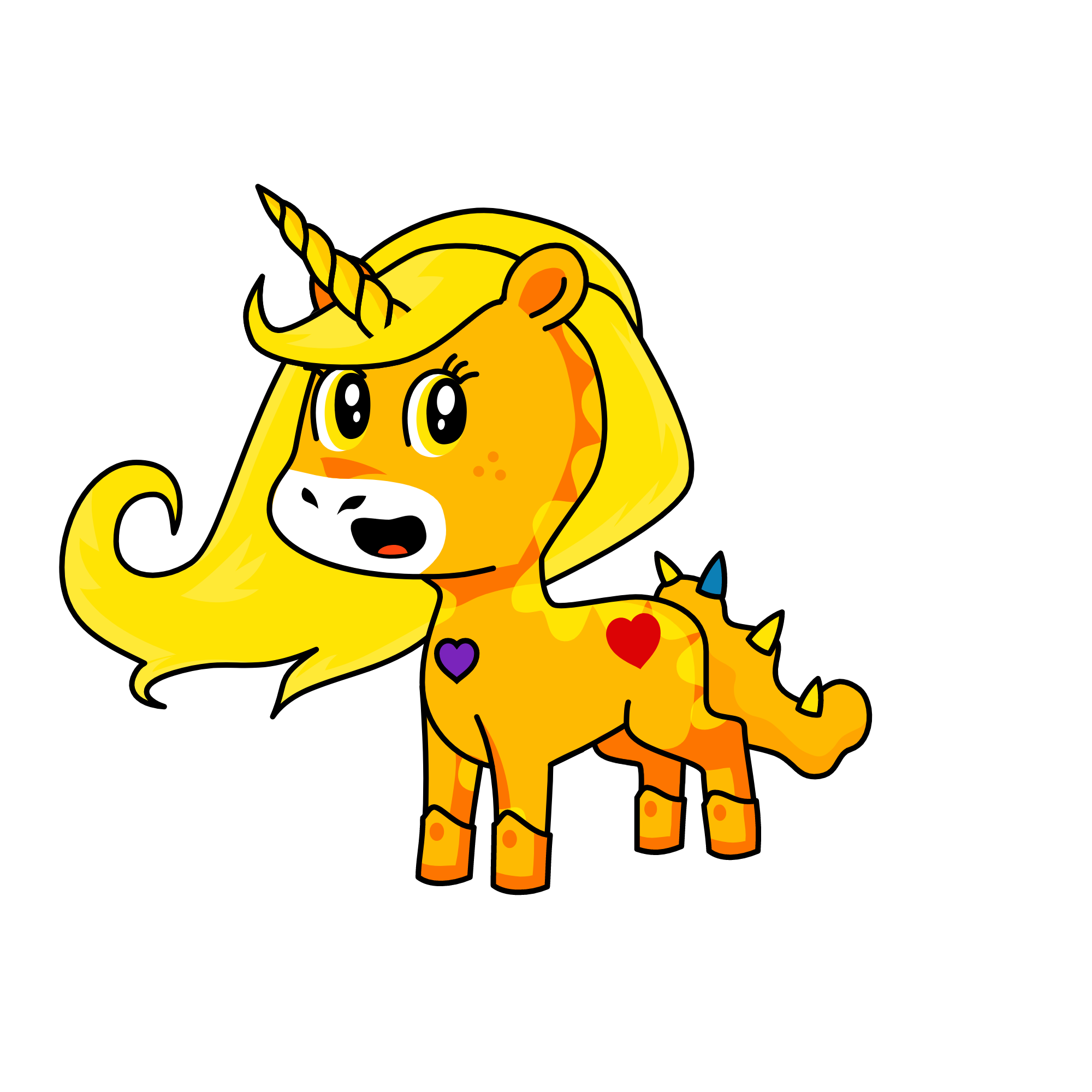 shiny, the unicorn