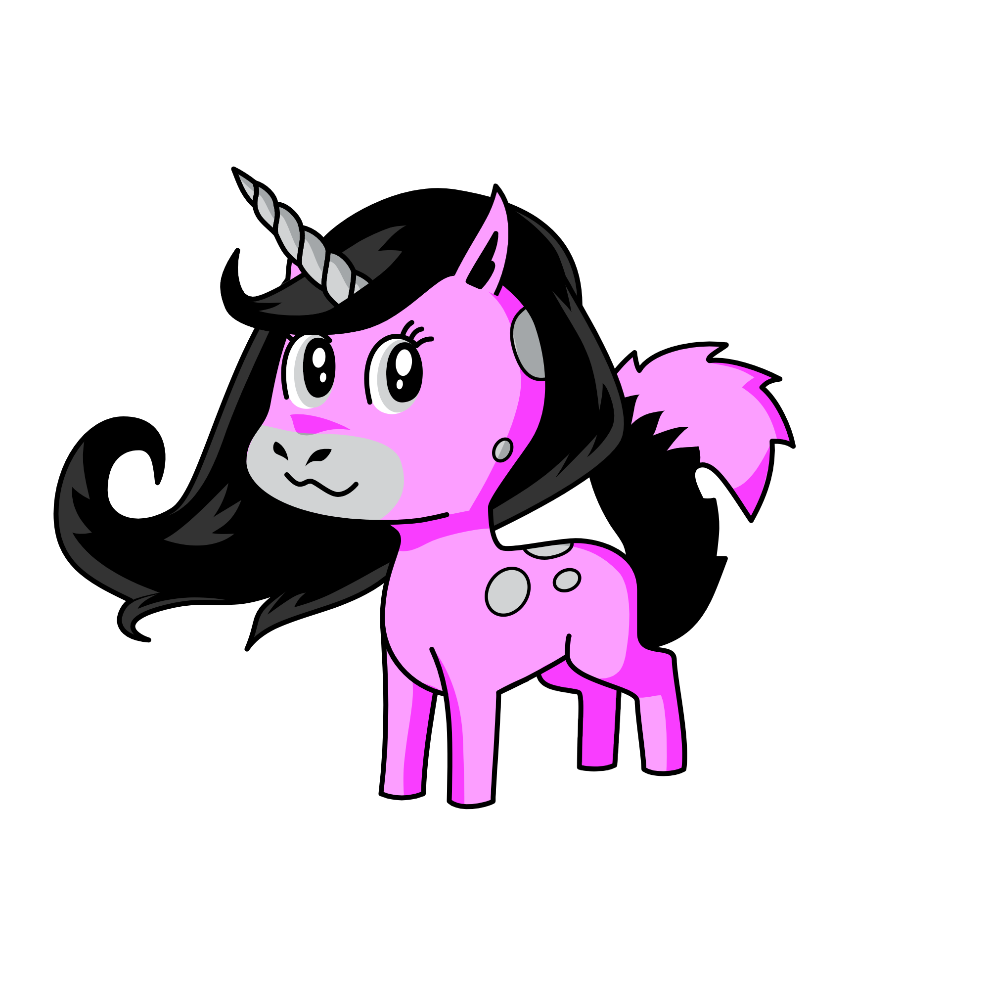 sparkle pinkbutterfly, the unicorn