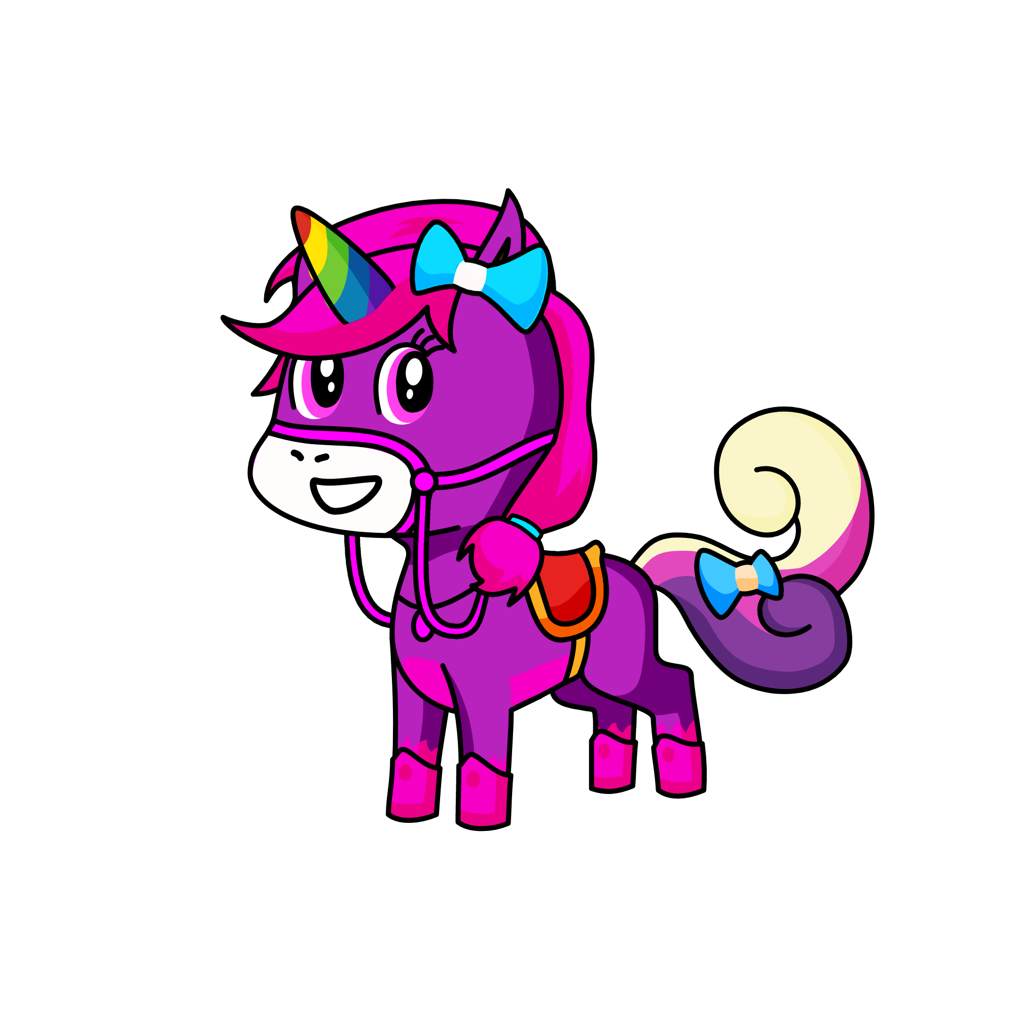 Pinky, the unicorn