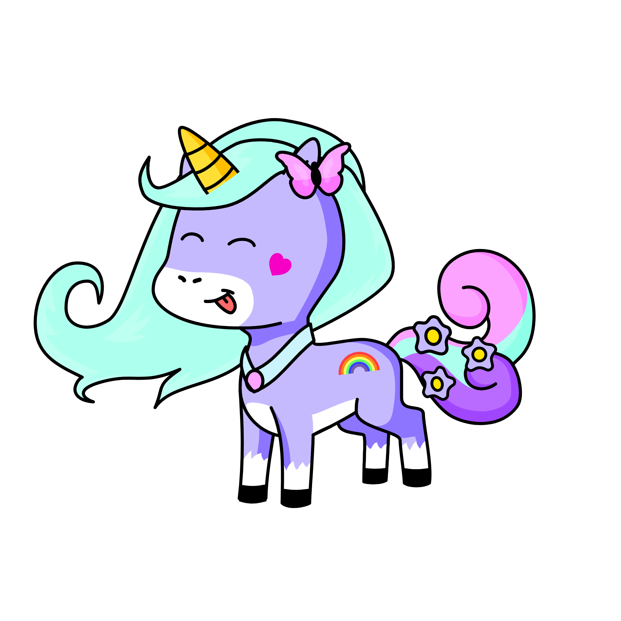 Crystal, the unicorn