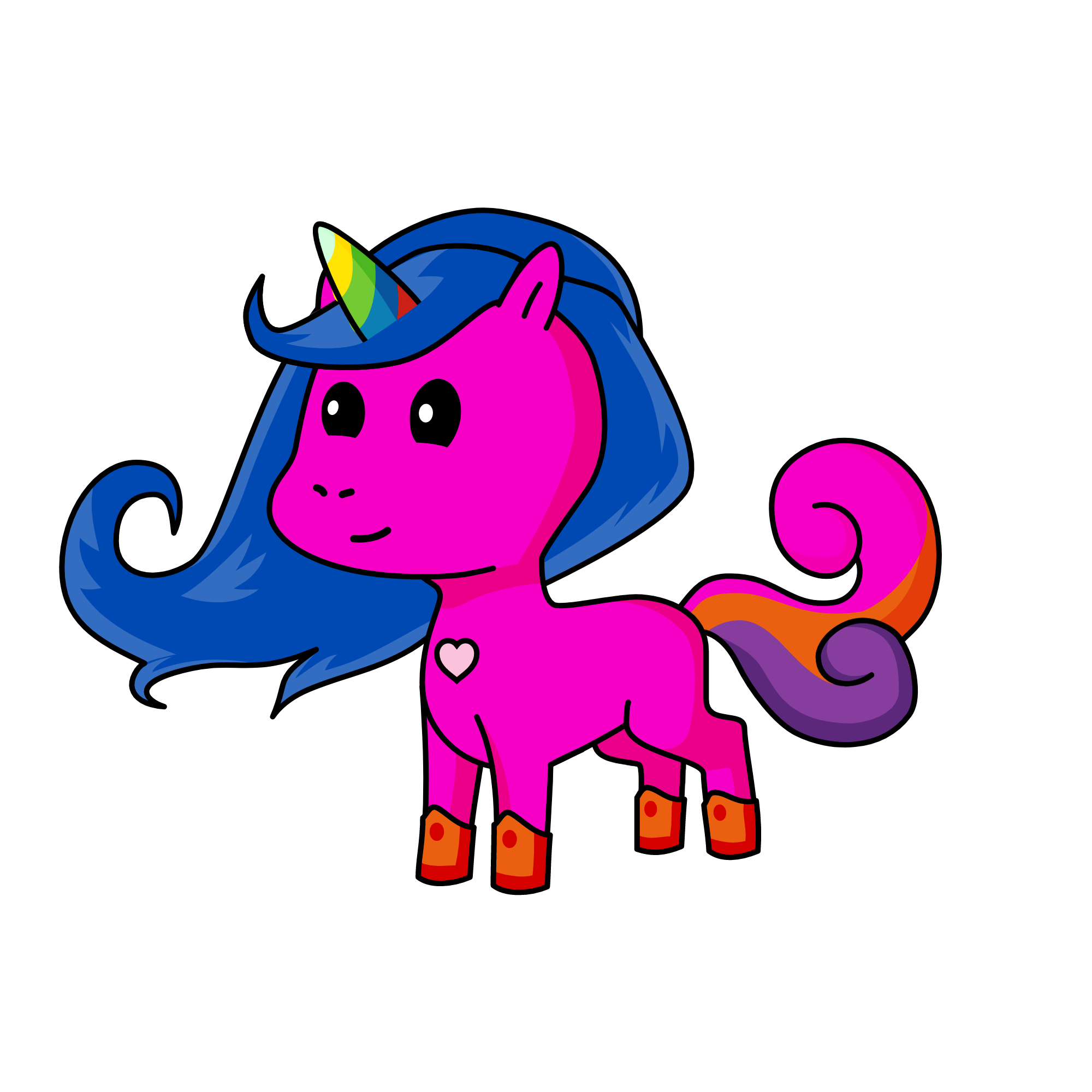Glitter , the unicorn