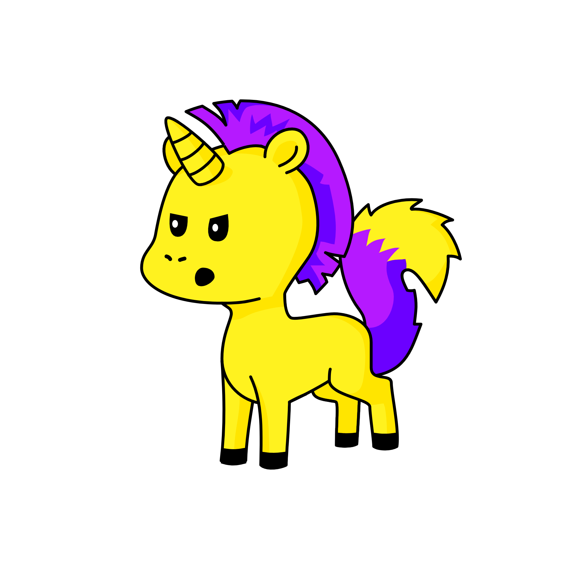 purple rain with sun, the unicorn