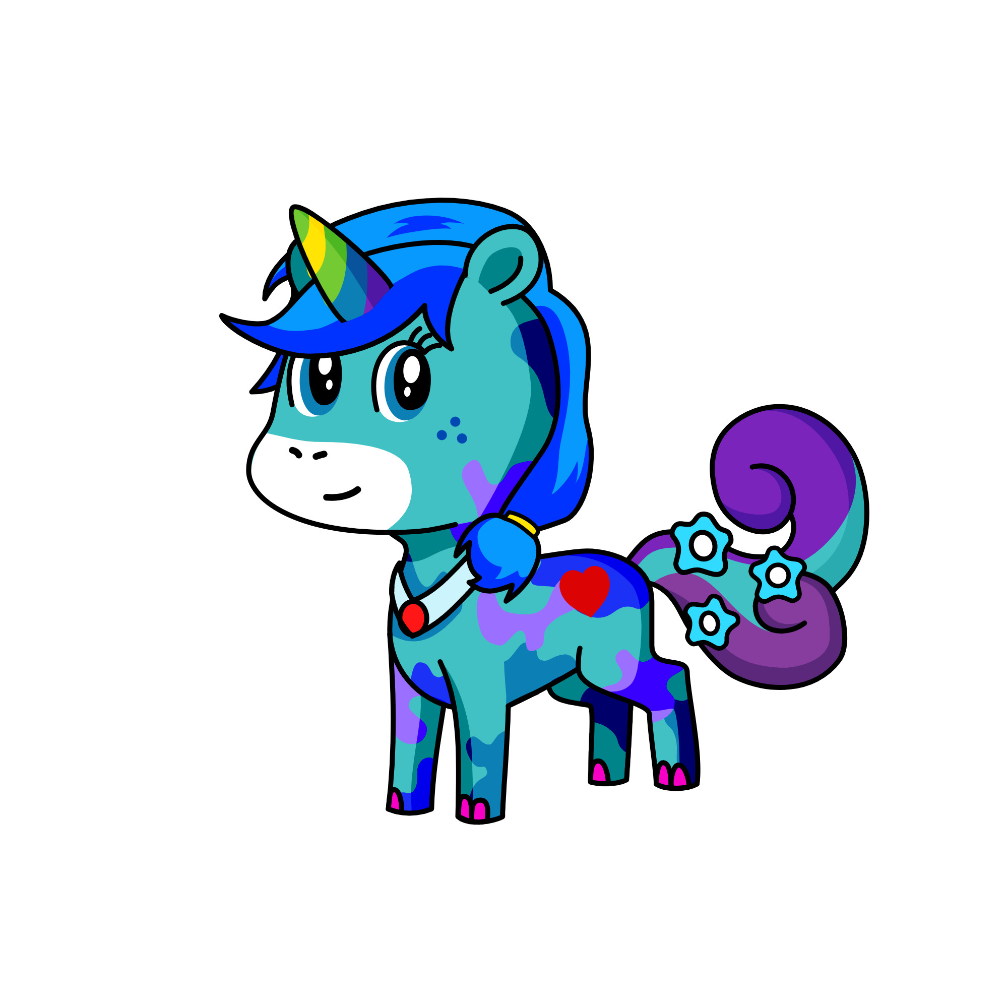candy, the unicorn