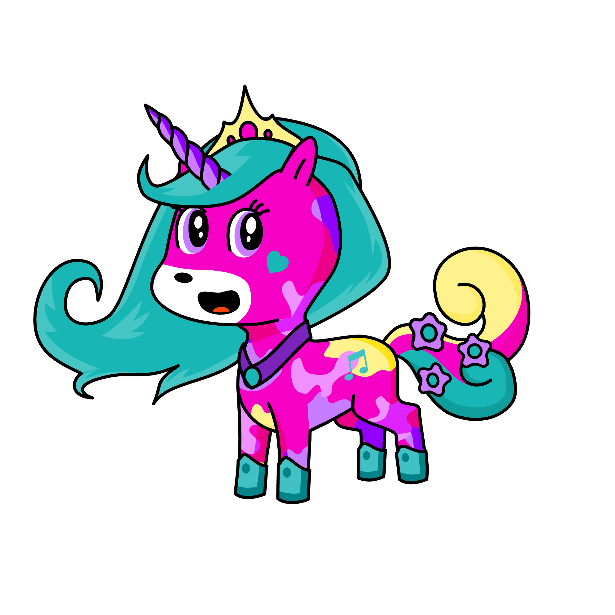 Princess Music, the unicorn