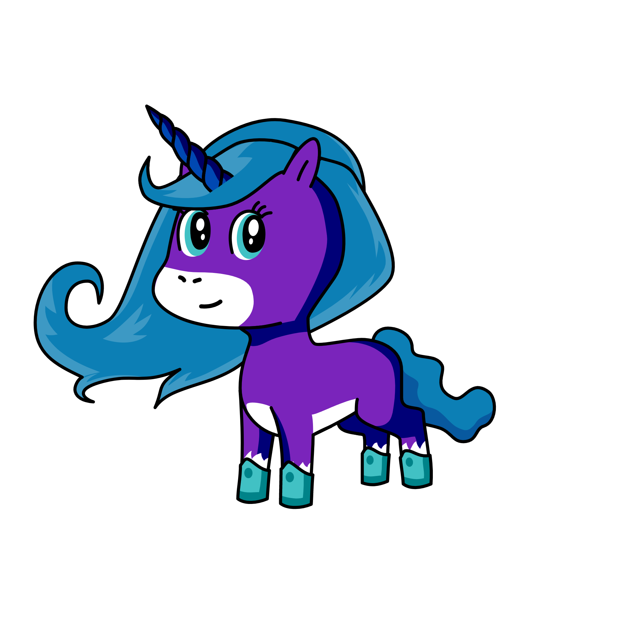 Moon, the unicorn