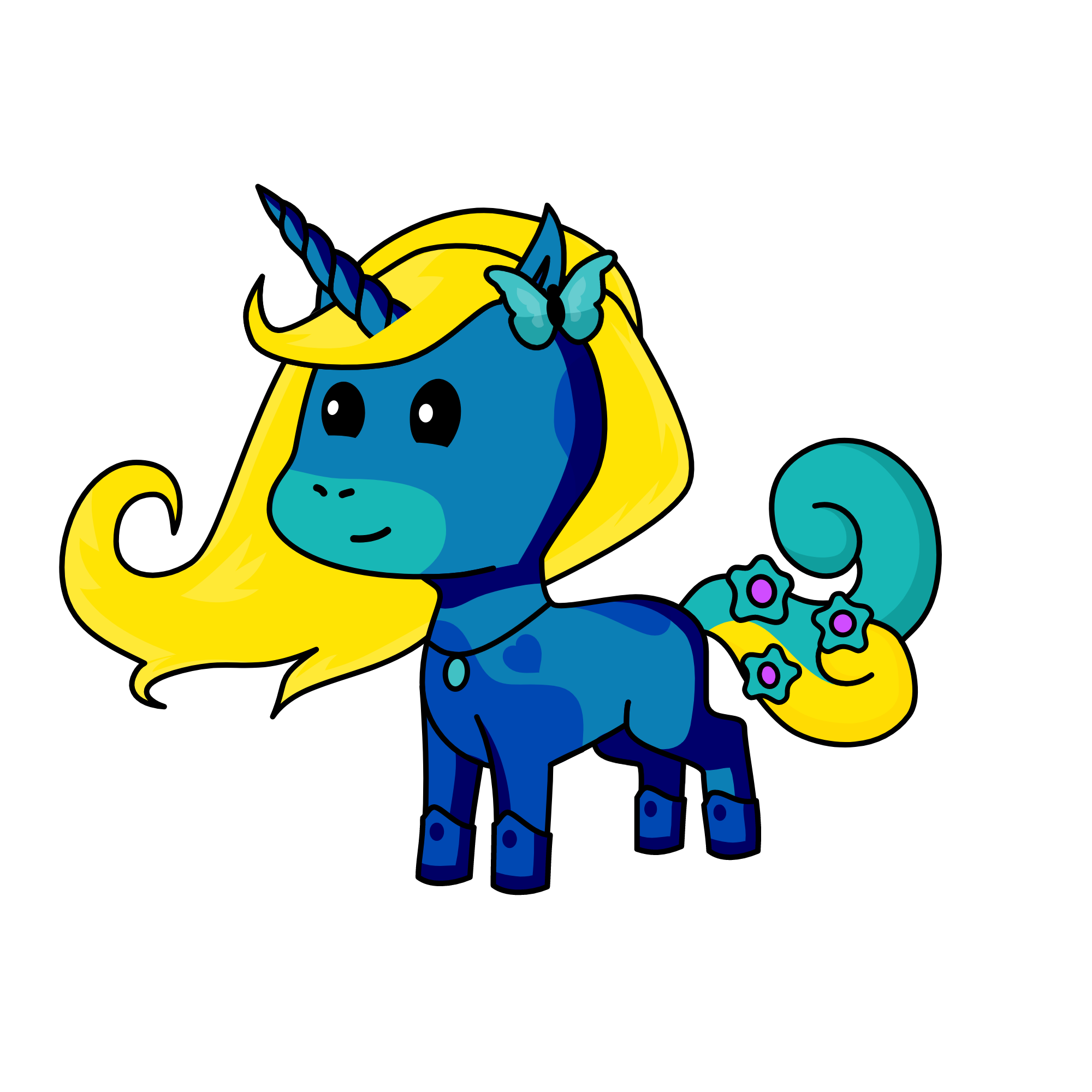 Cutie, the unicorn