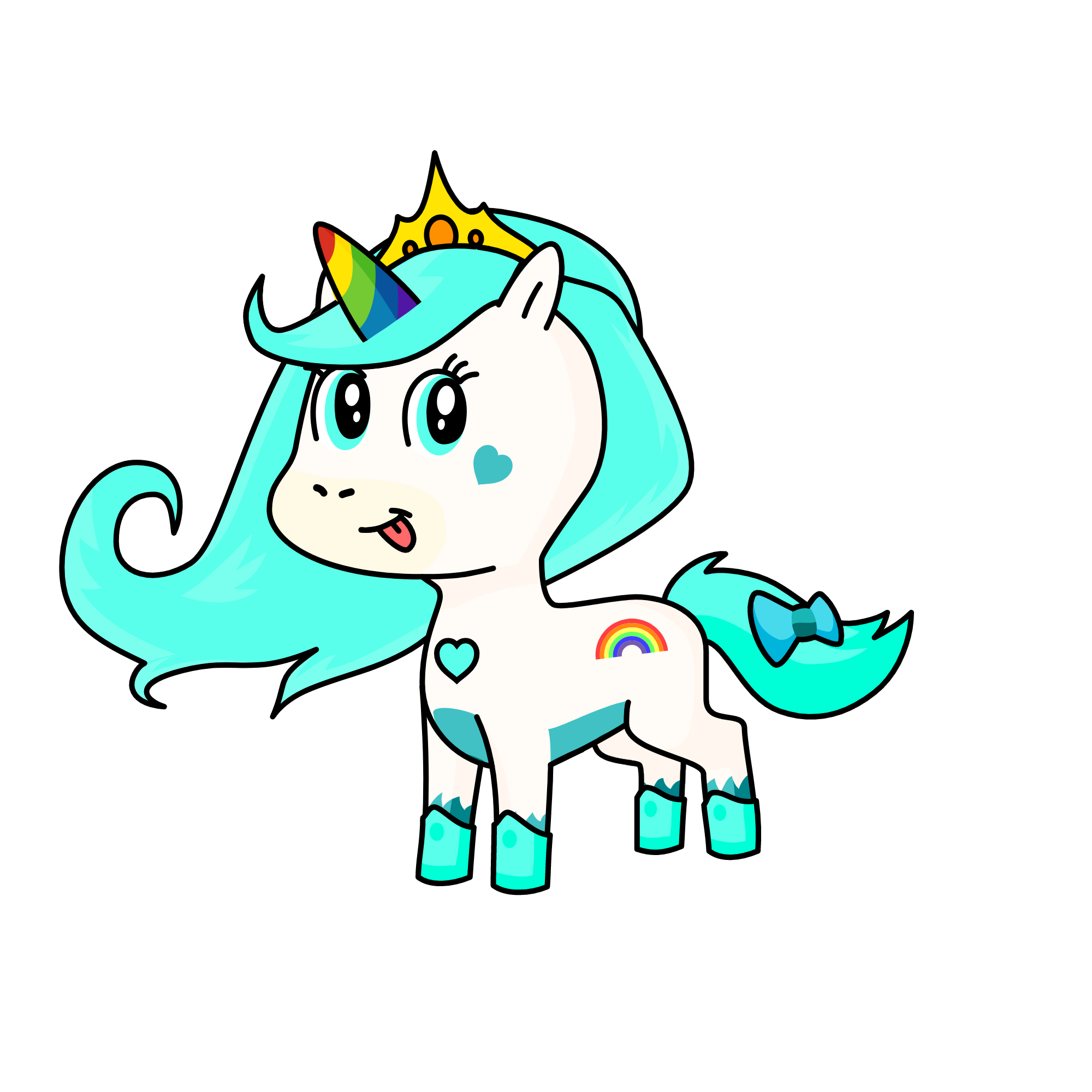 Snowiee, the unicorn