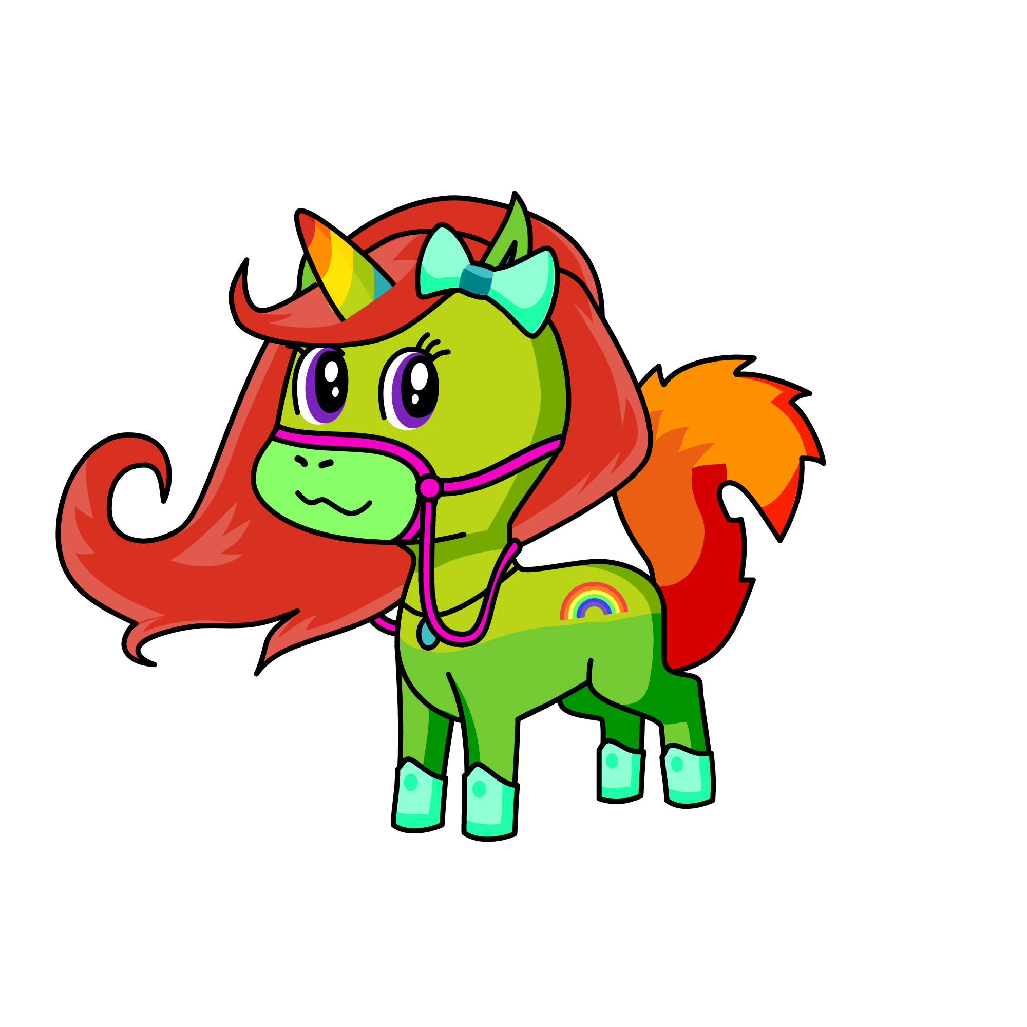RAINBOW, the unicorn