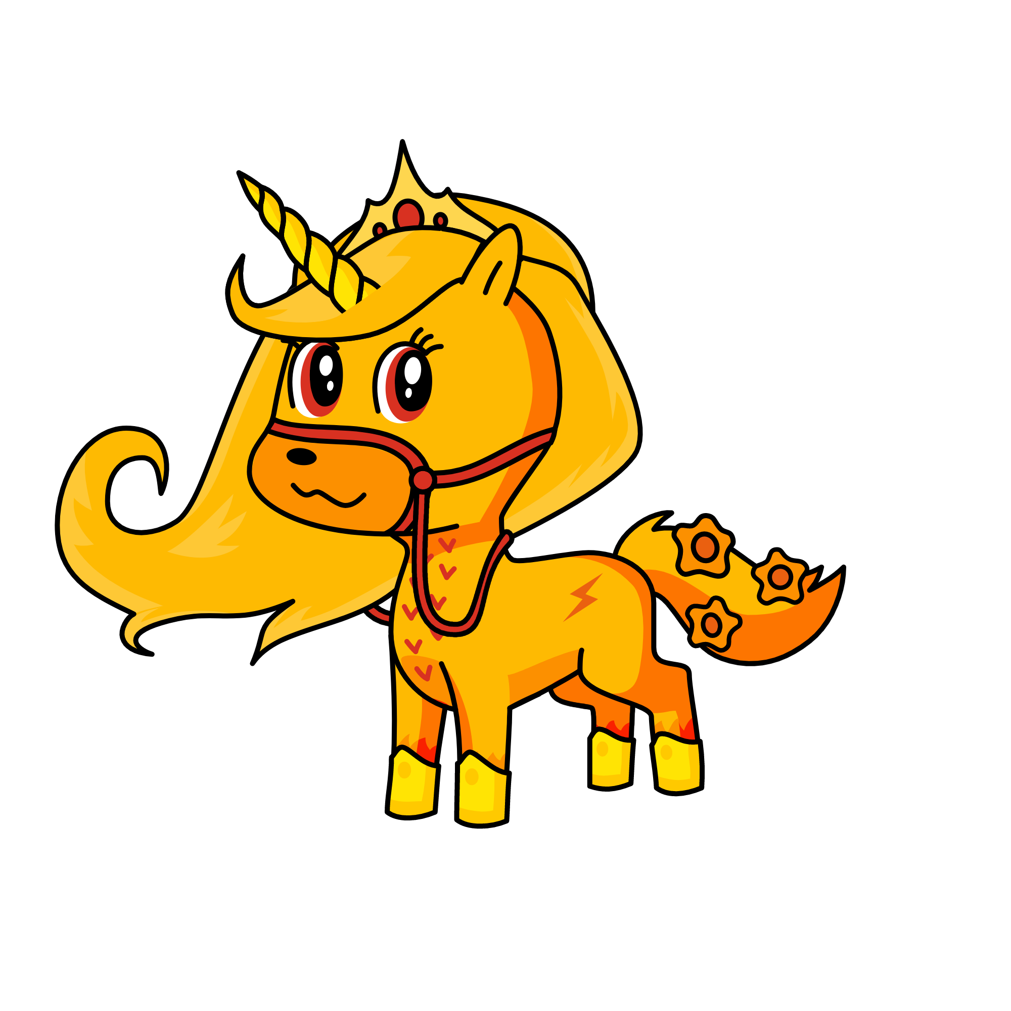 GOLDEN, the unicorn