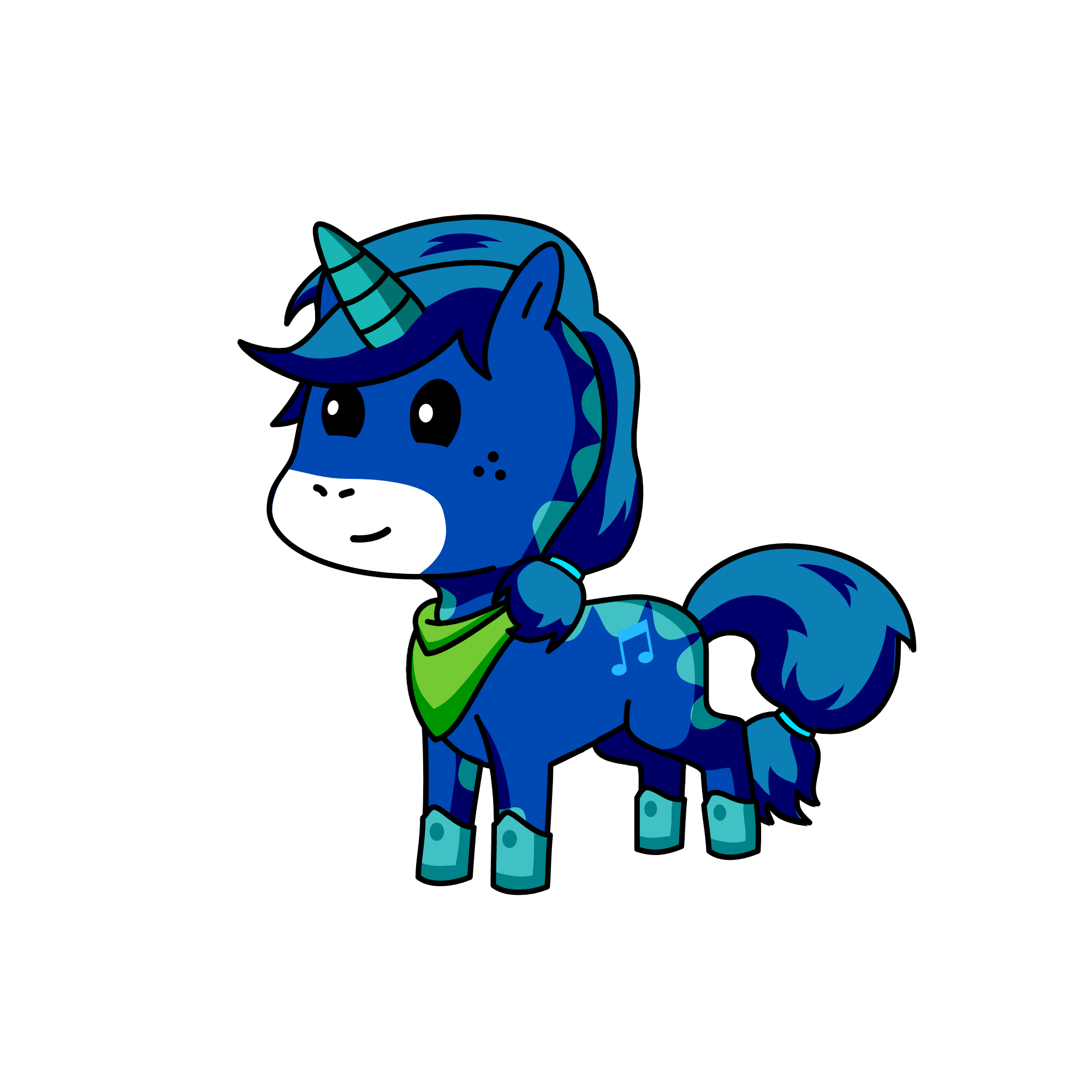 moon, the unicorn