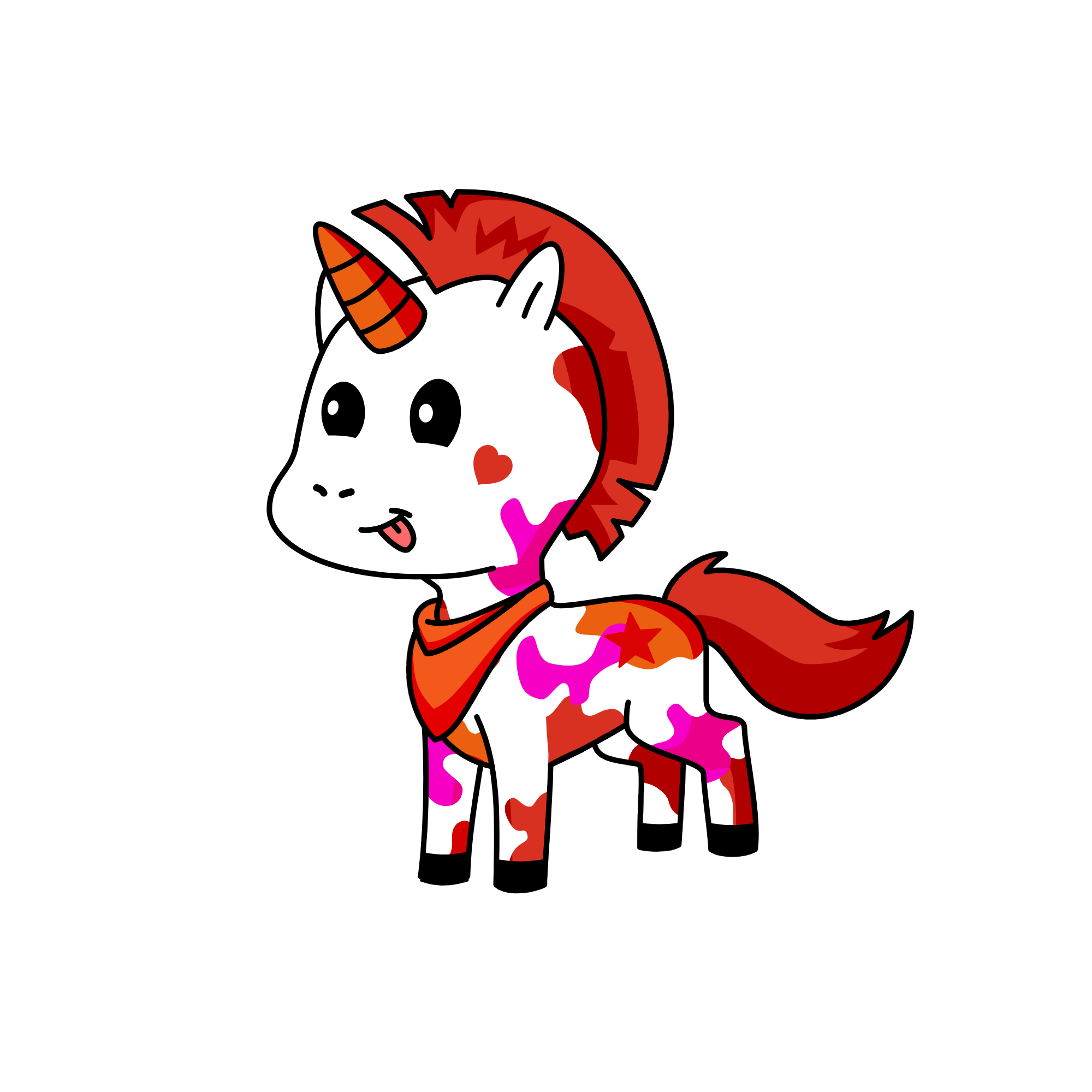 fire, the unicorn