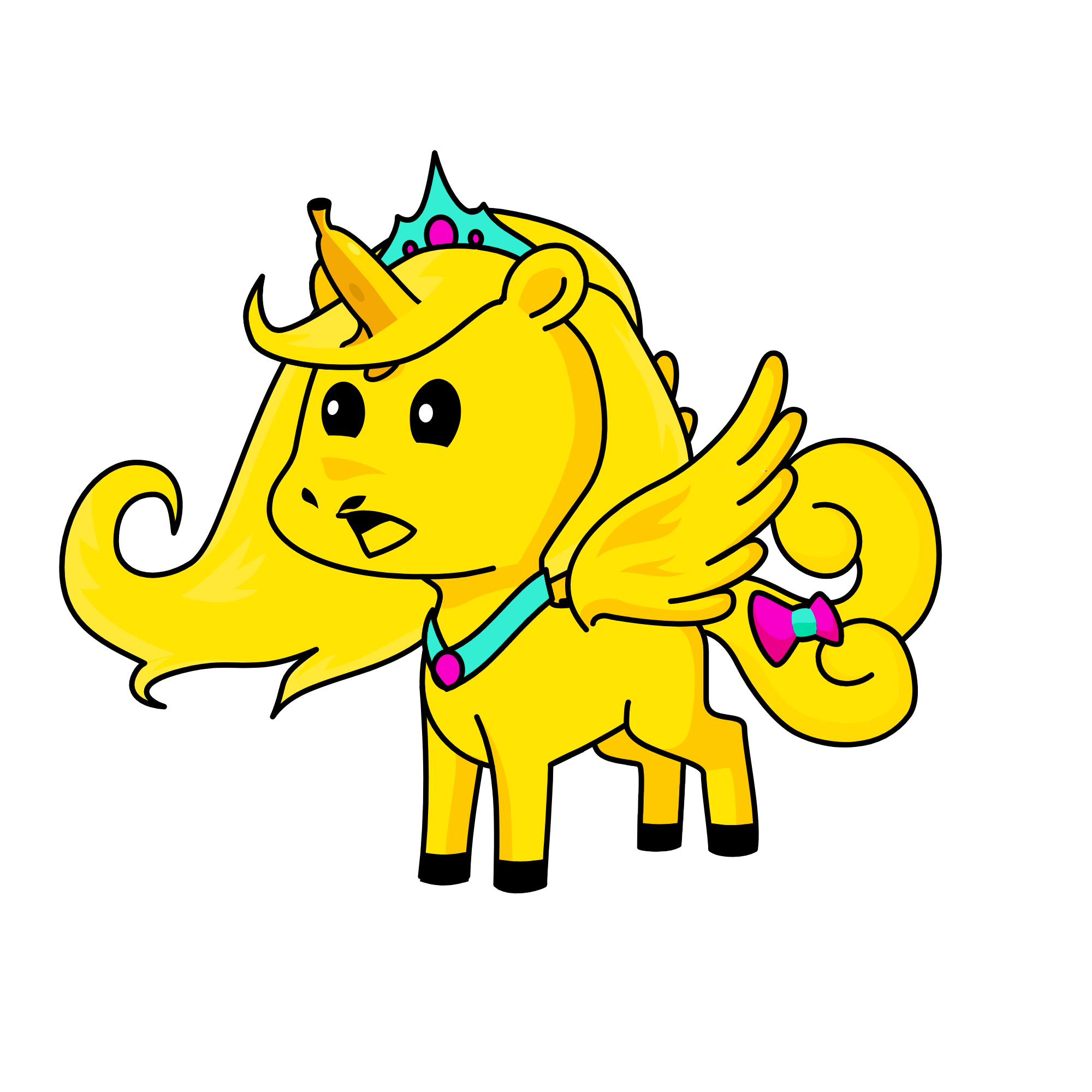 banana, the unicorn