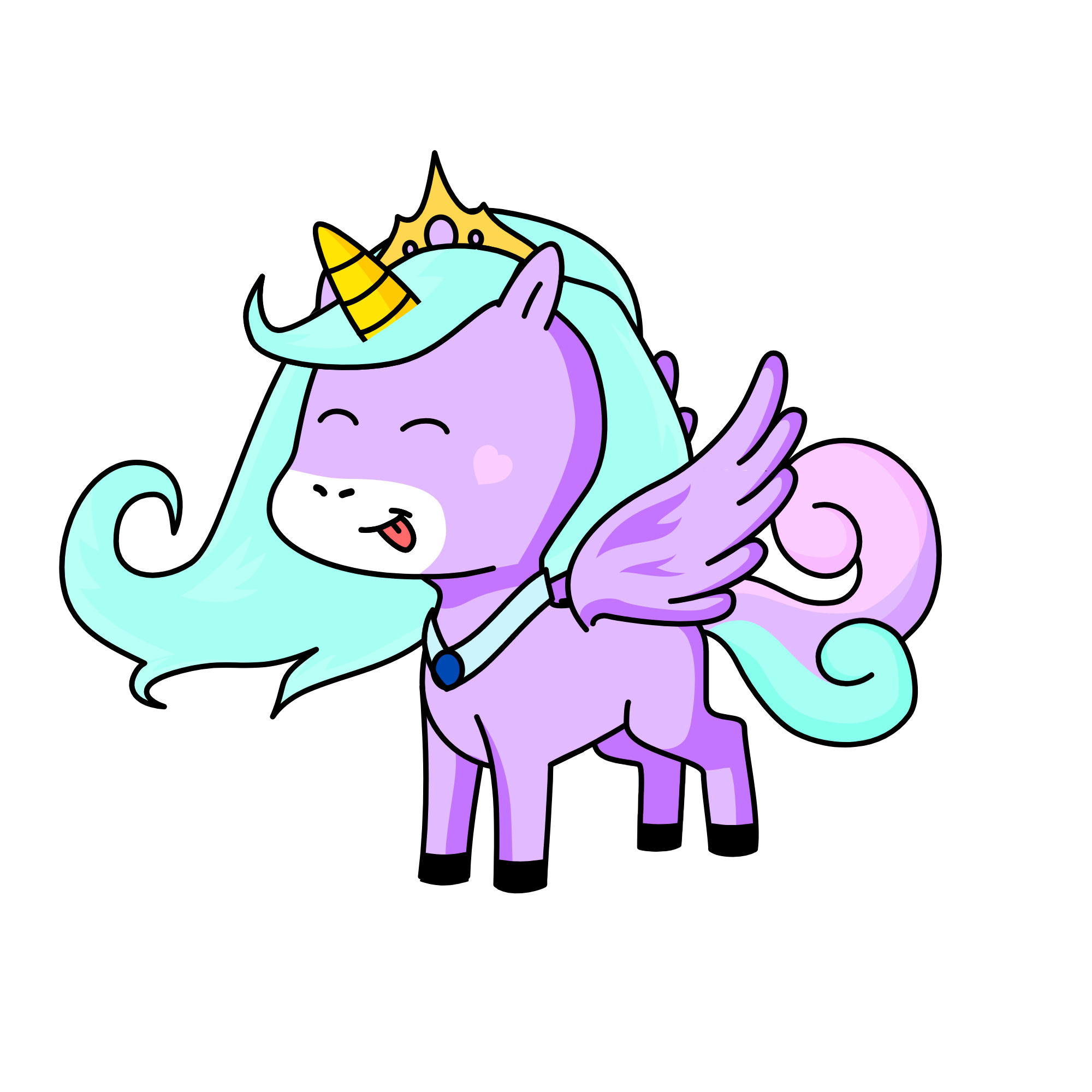 crystal, the unicorn