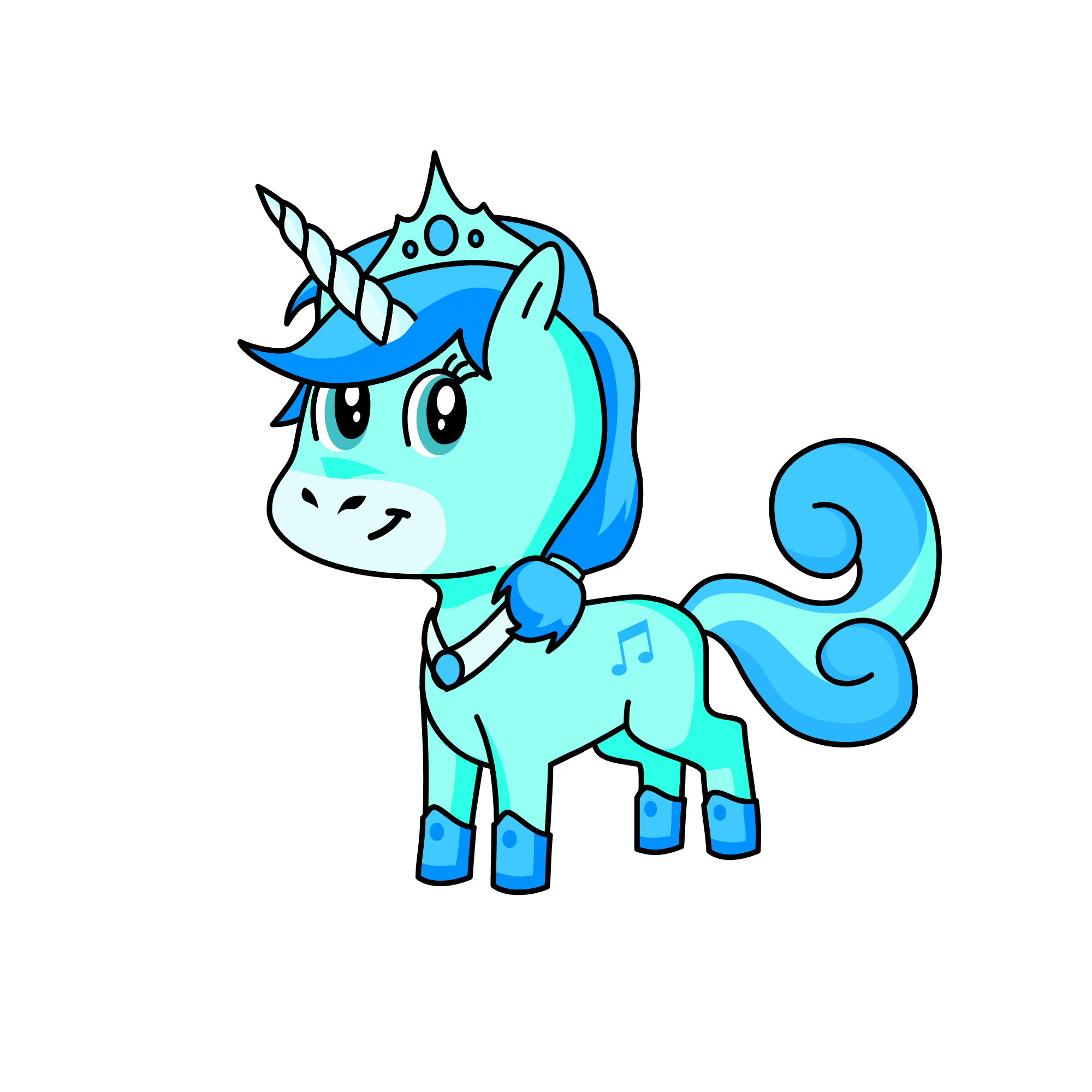Ice Queen, the unicorn