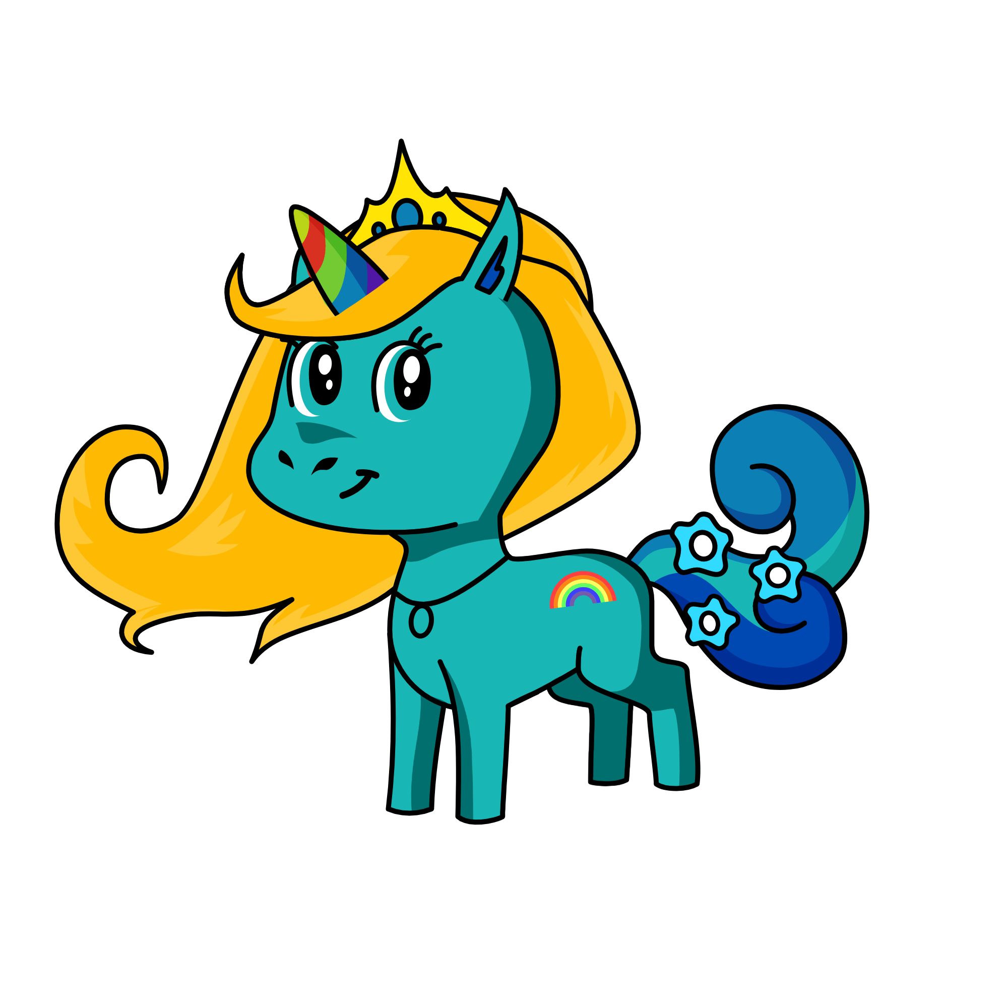 rose, the unicorn