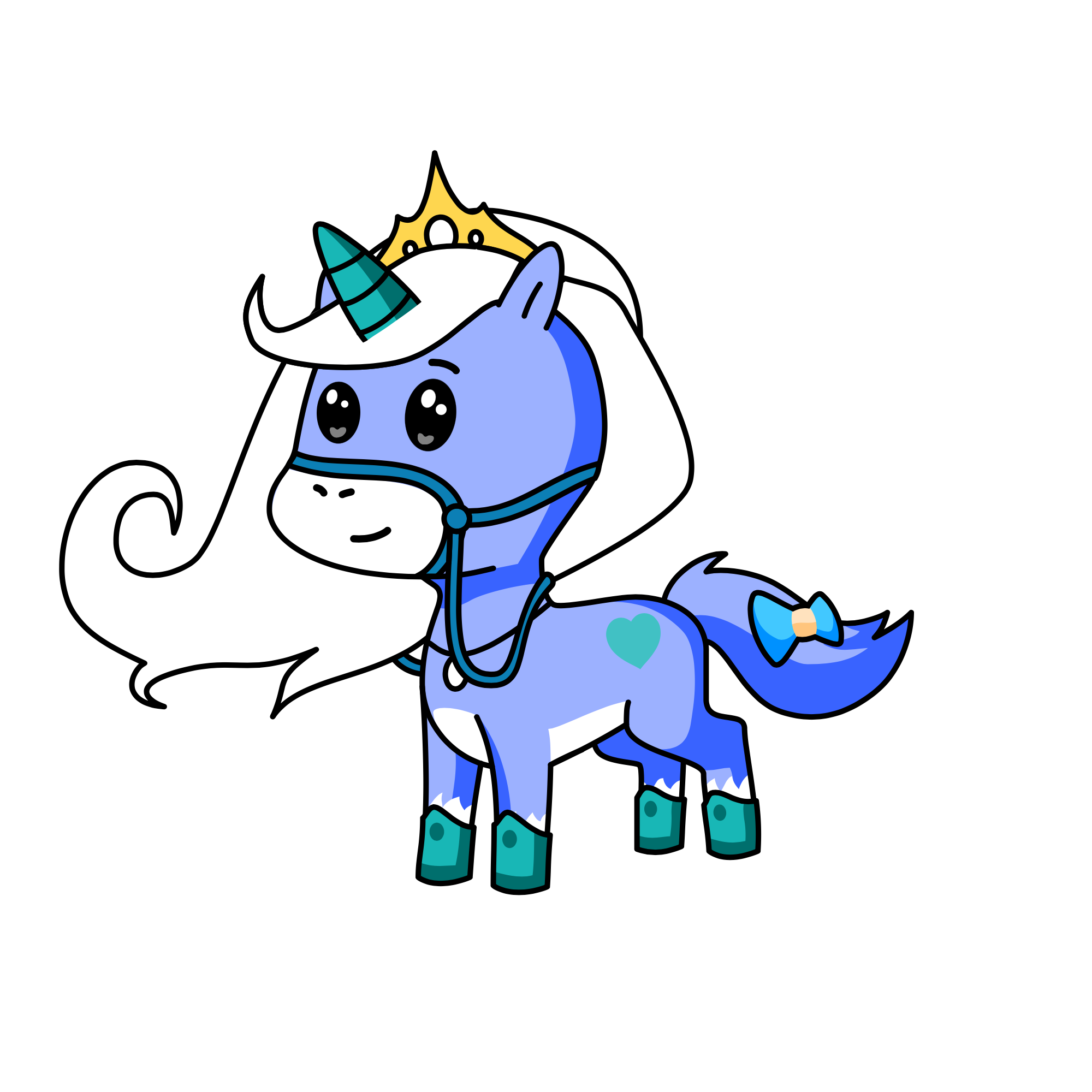 snow queen, the unicorn