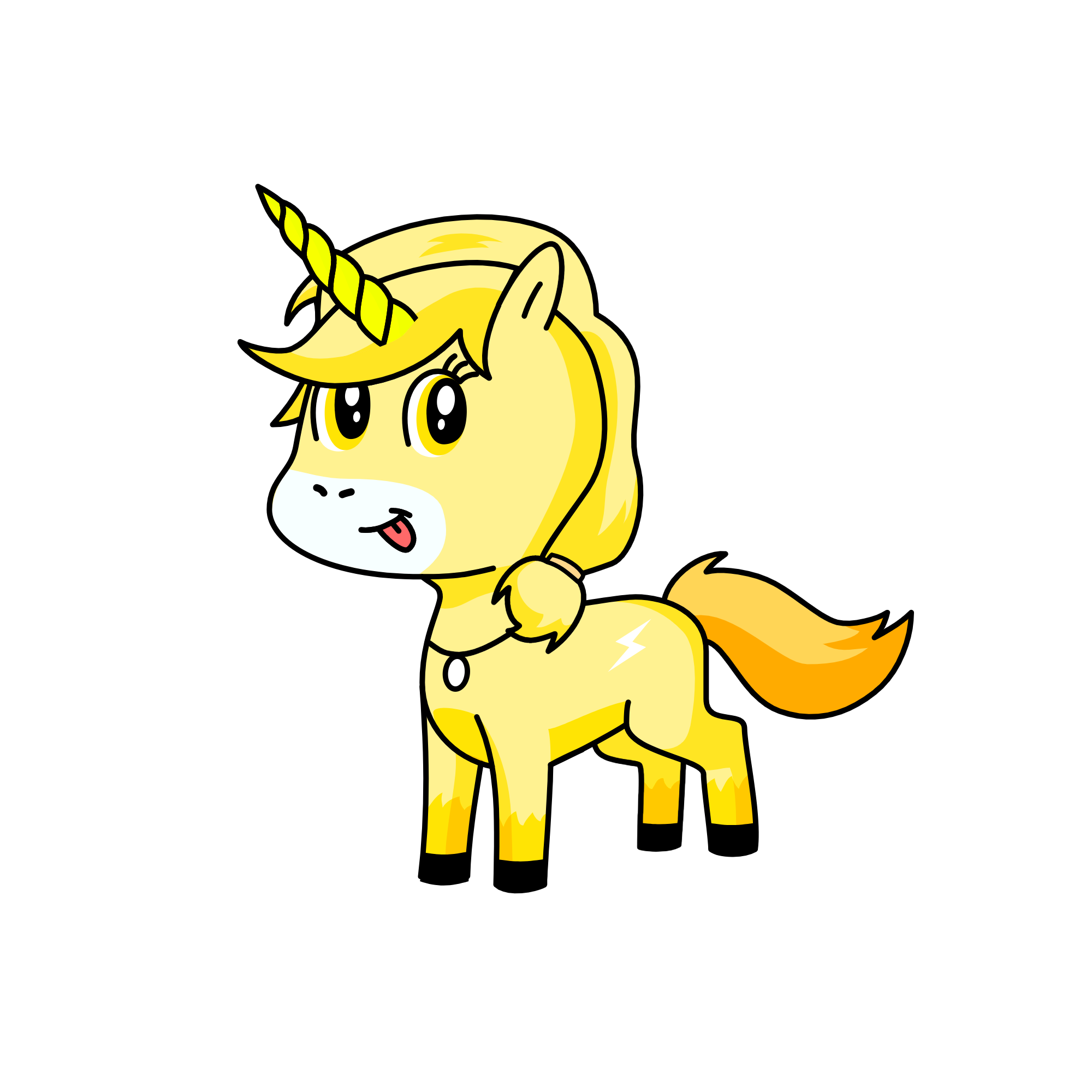 Sunshine, the unicorn