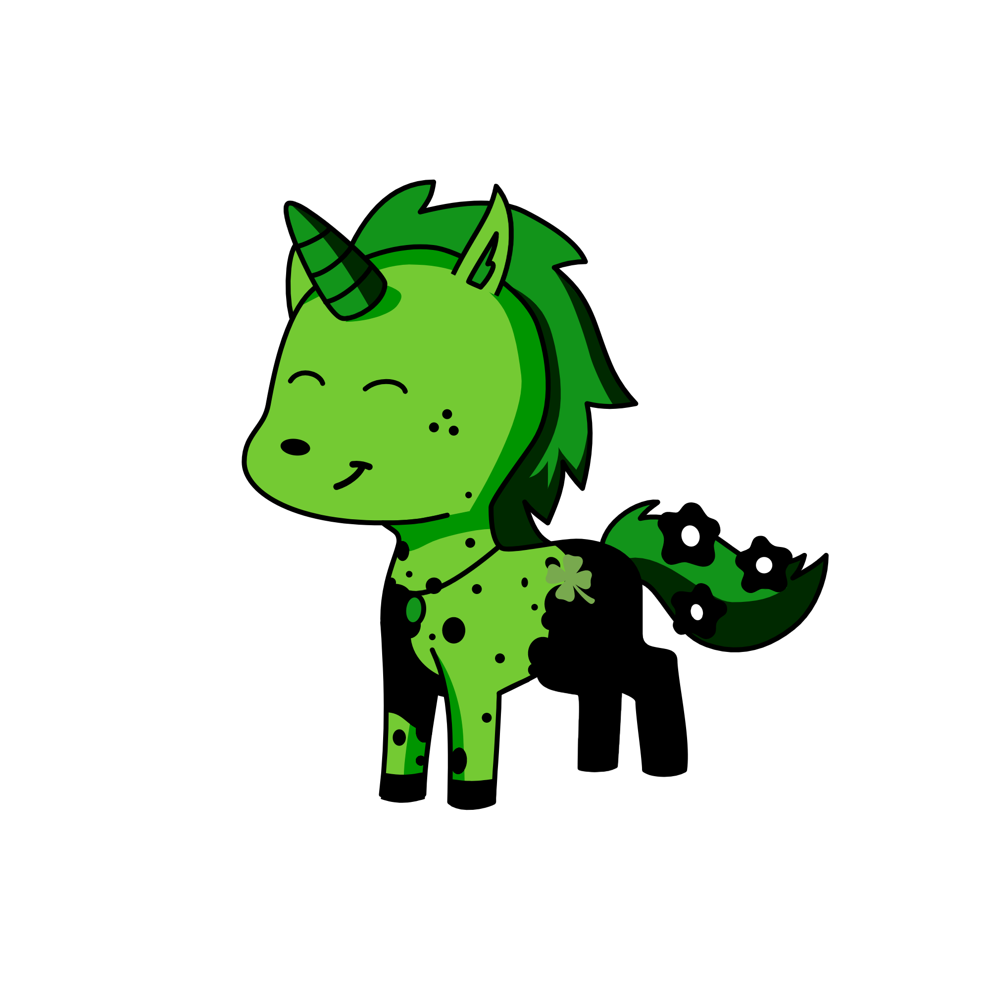 Lucky, the unicorn