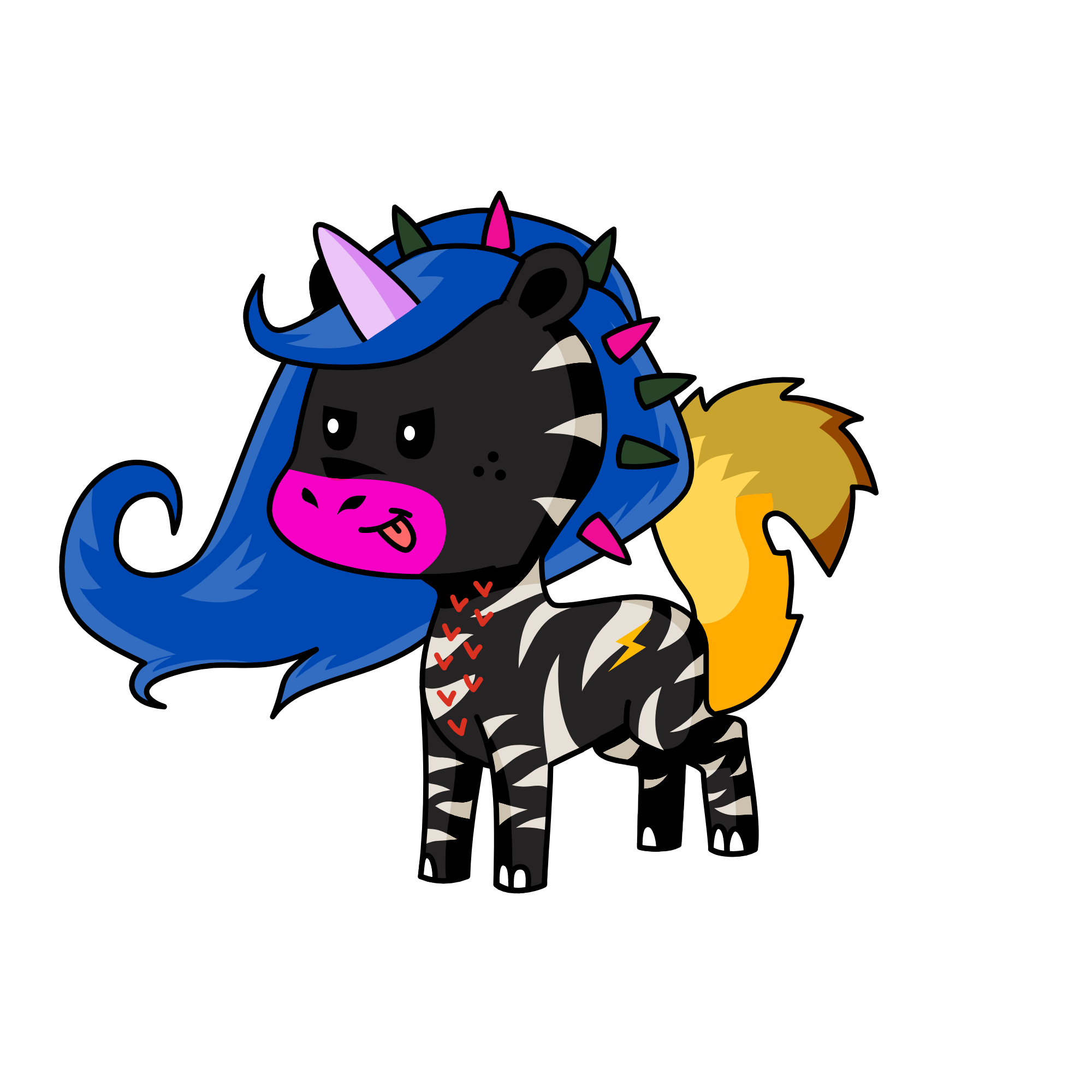 Lilly who made Majestic Fox is a copycat!!! LILLY please stop copying me., the unicorn