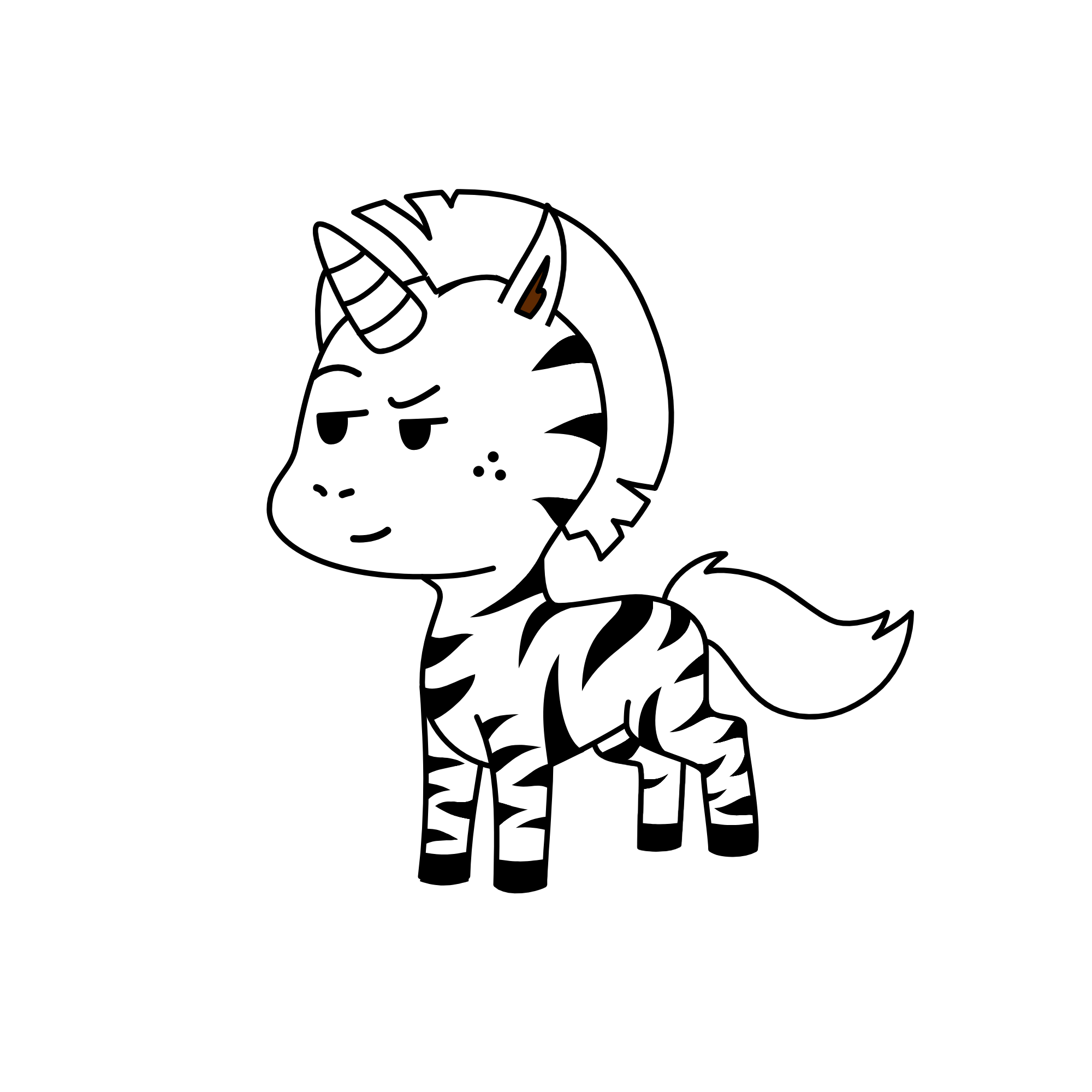 jenzay the doodle , the unicorn