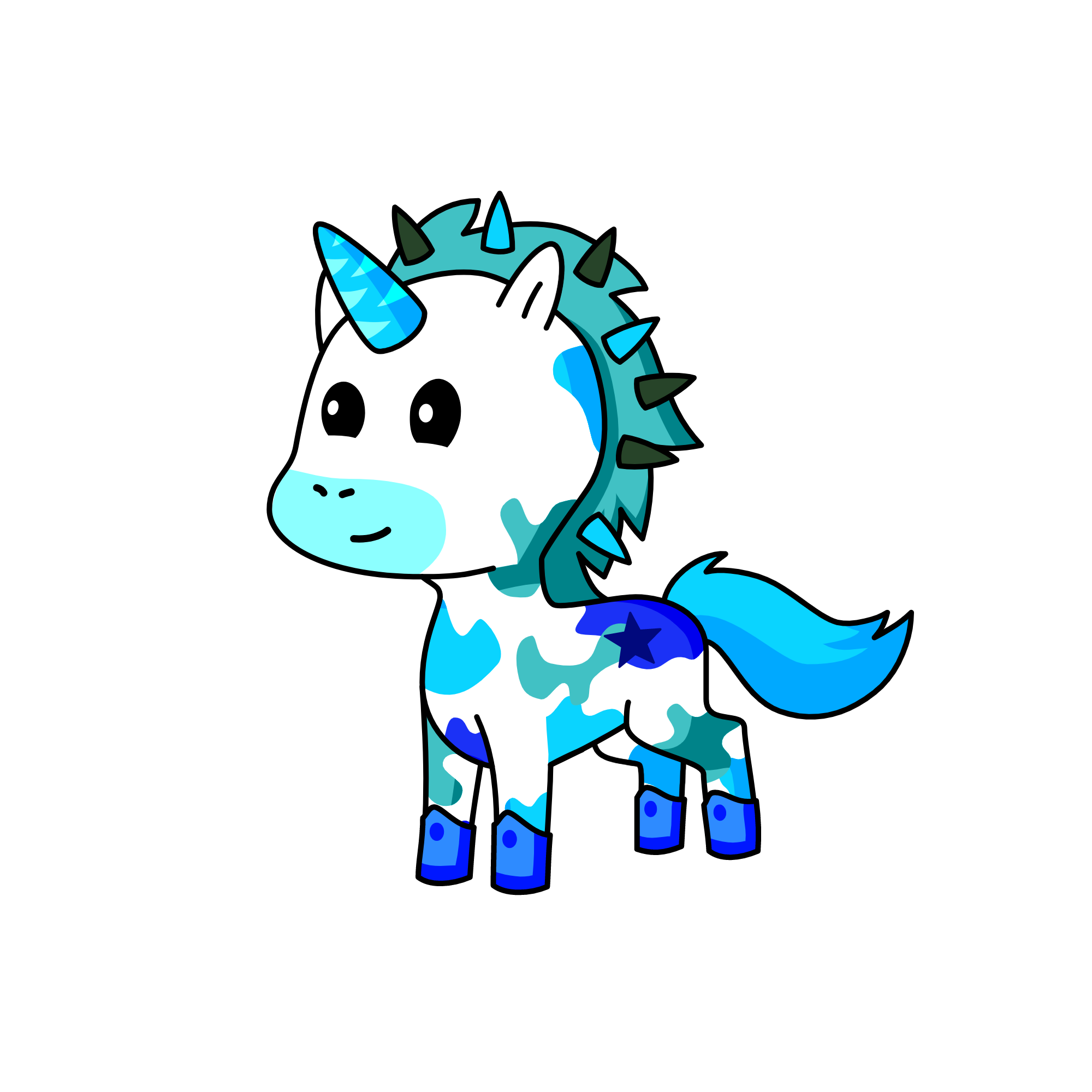 Sky, the unicorn