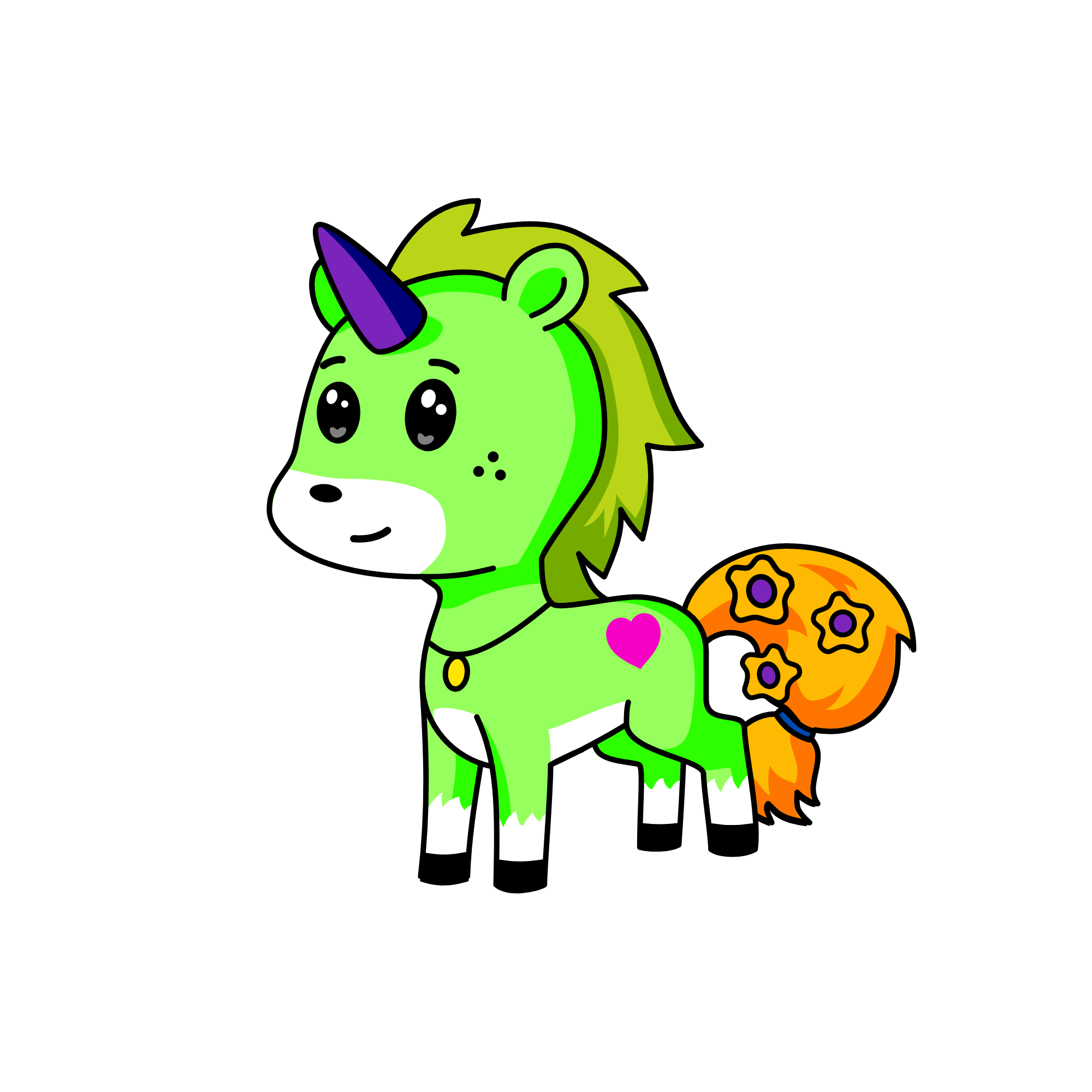 Rando, the unicorn