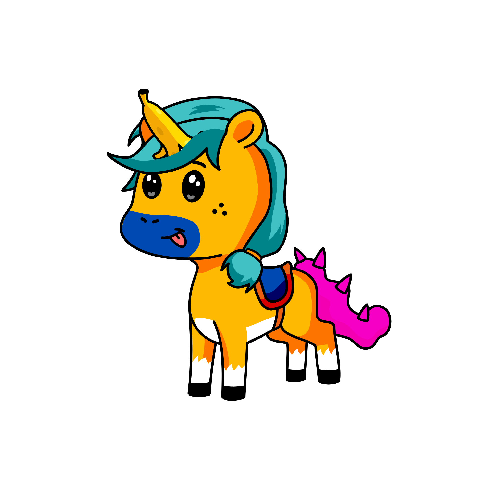 Bannana Horn Silly, the unicorn