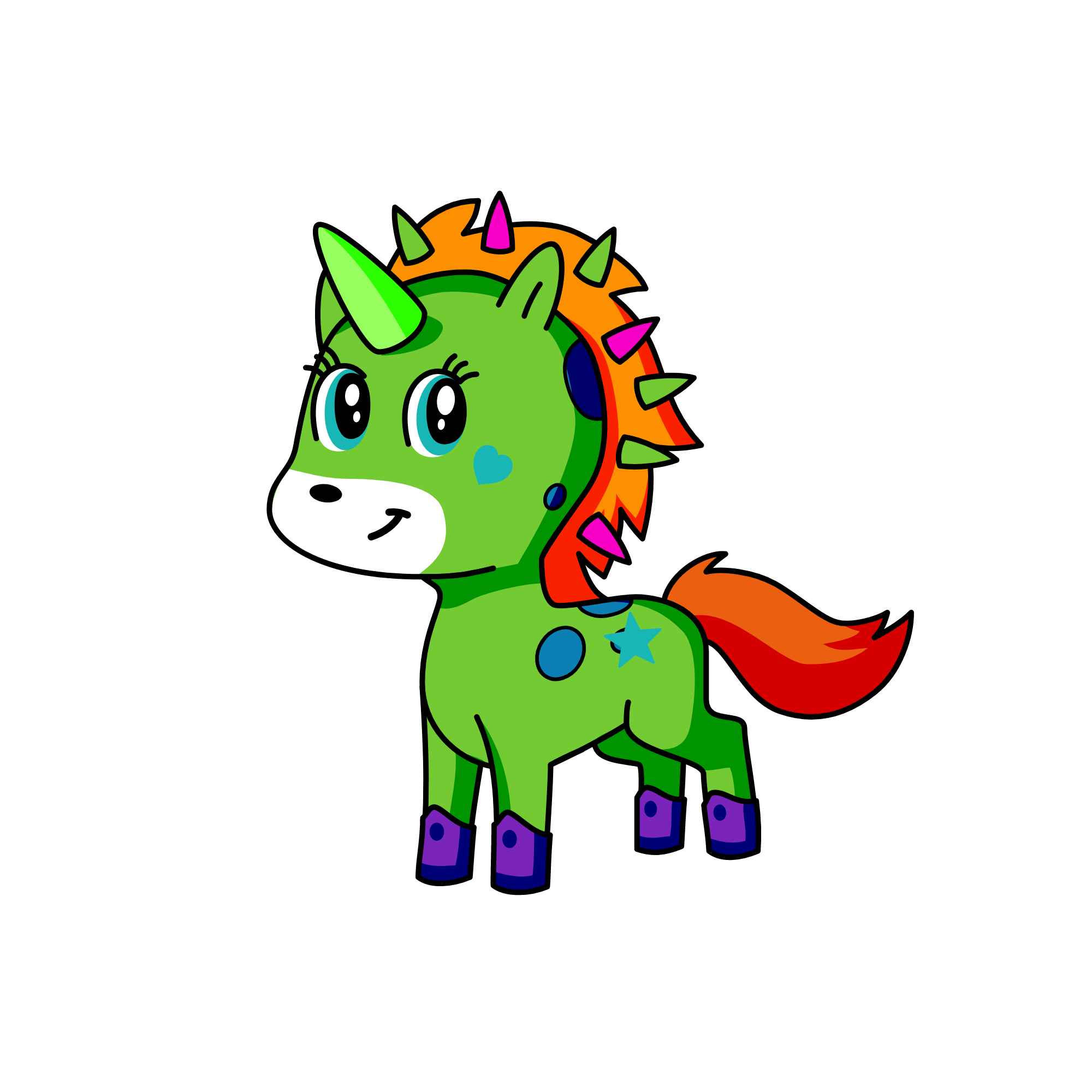 Super Hero, the unicorn