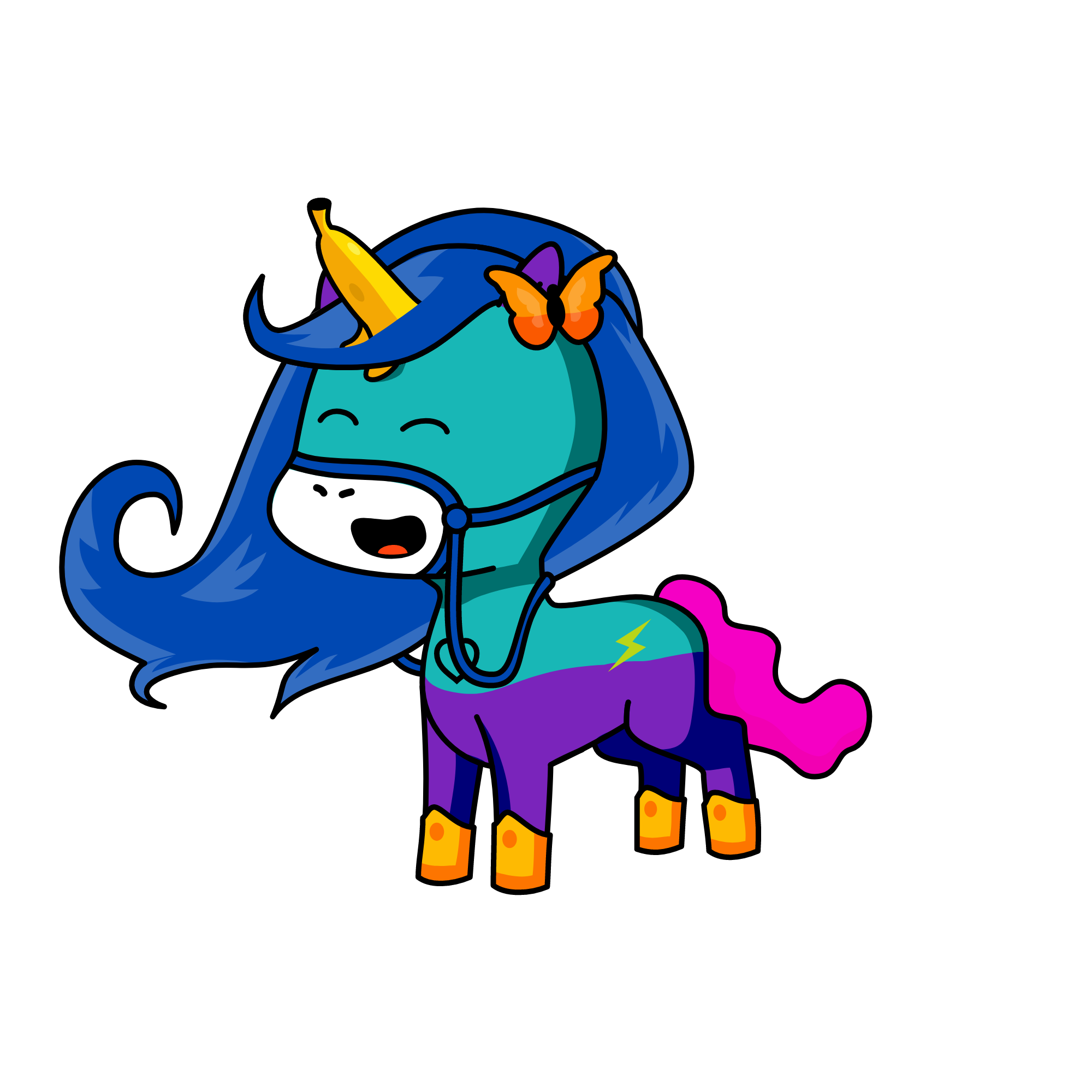 Cutie, the unicorn