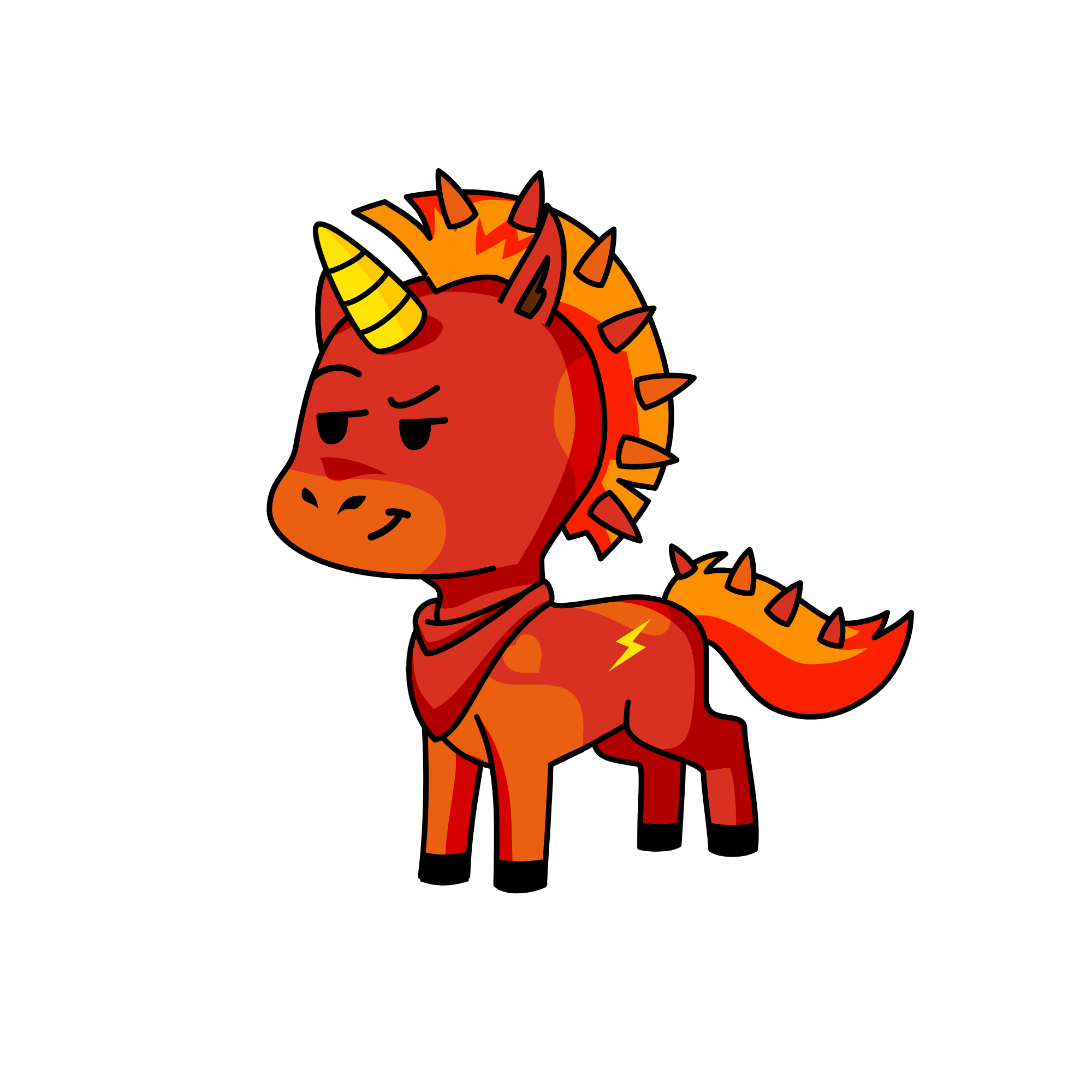 The fiery, the unicorn