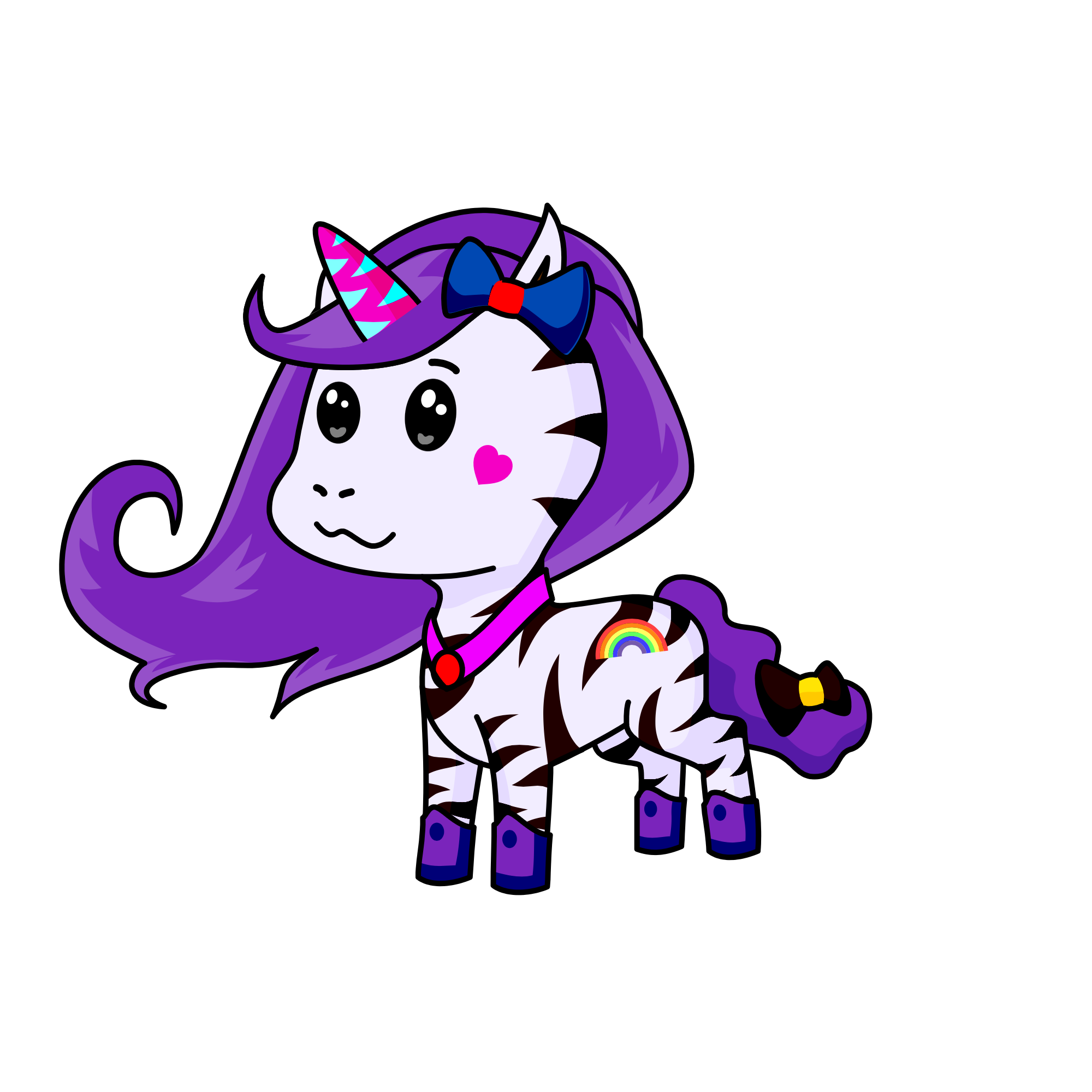Rainstorm shine, the unicorn