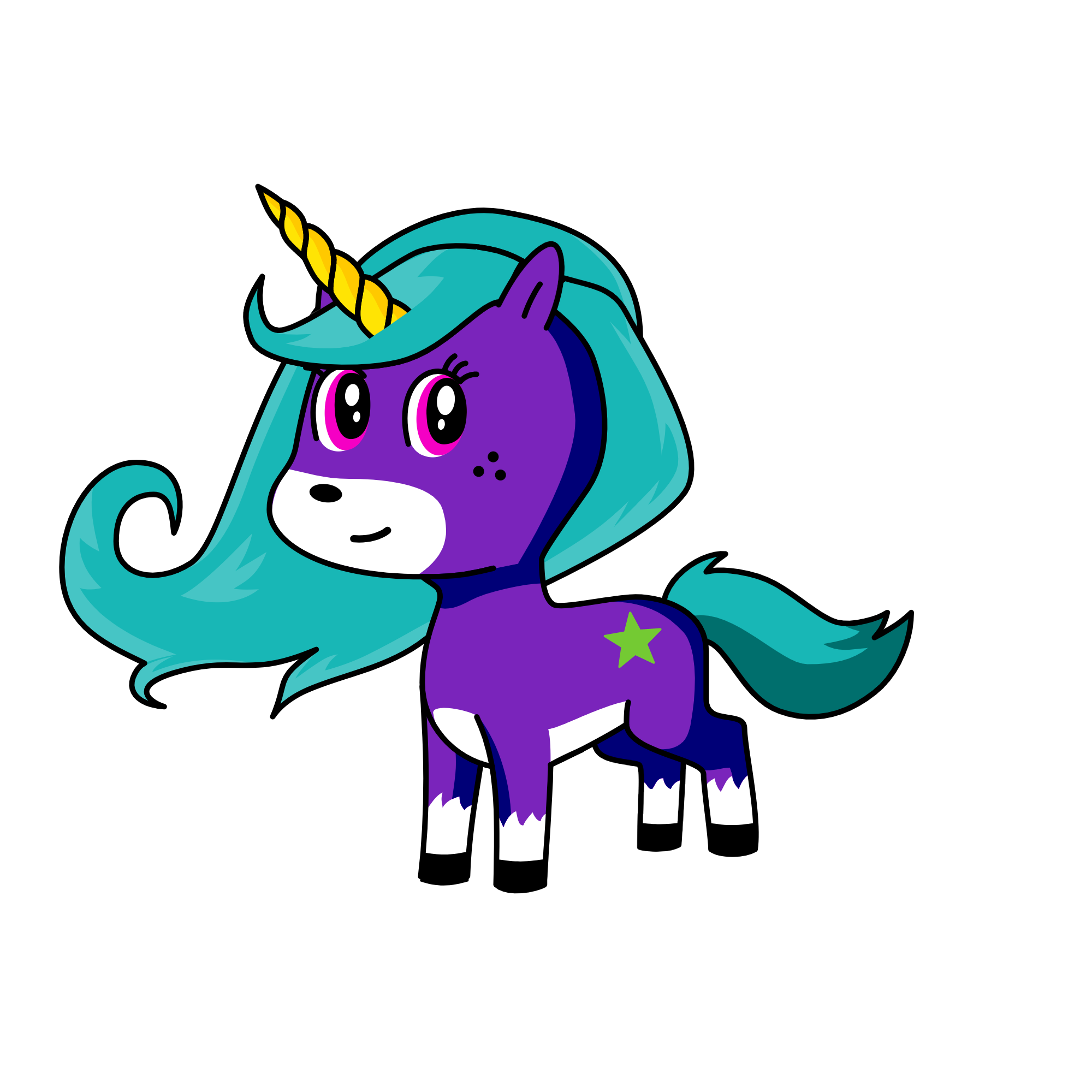 lucky star, the unicorn