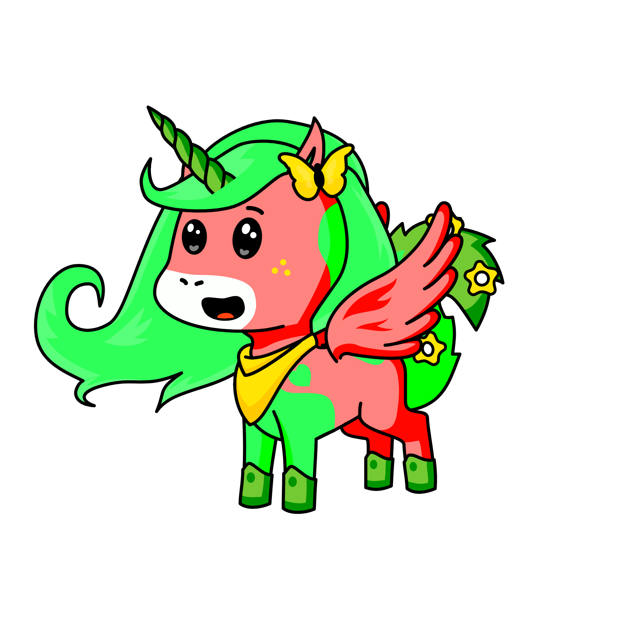 Berry, the unicorn