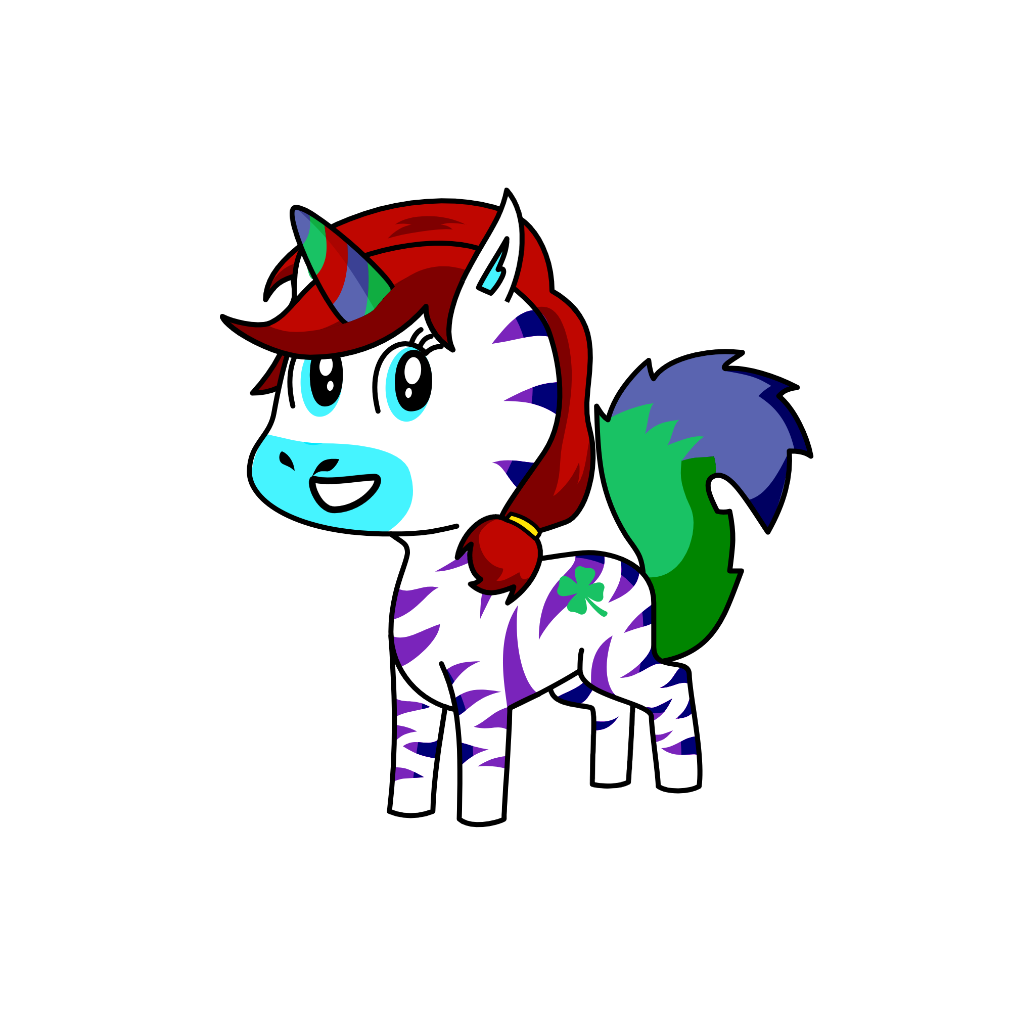 genocide cyan sans, the unicorn