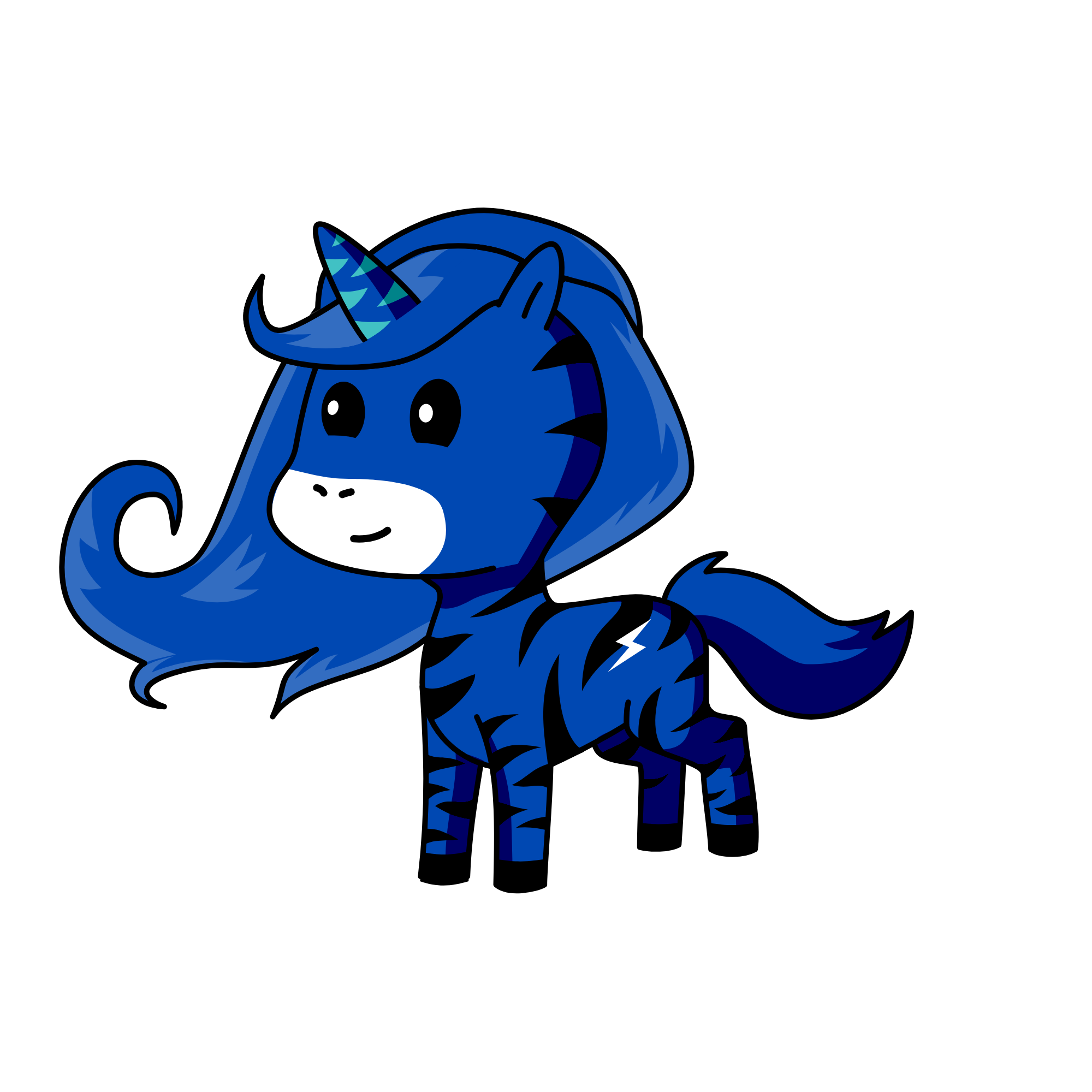 Moonlight, the unicorn