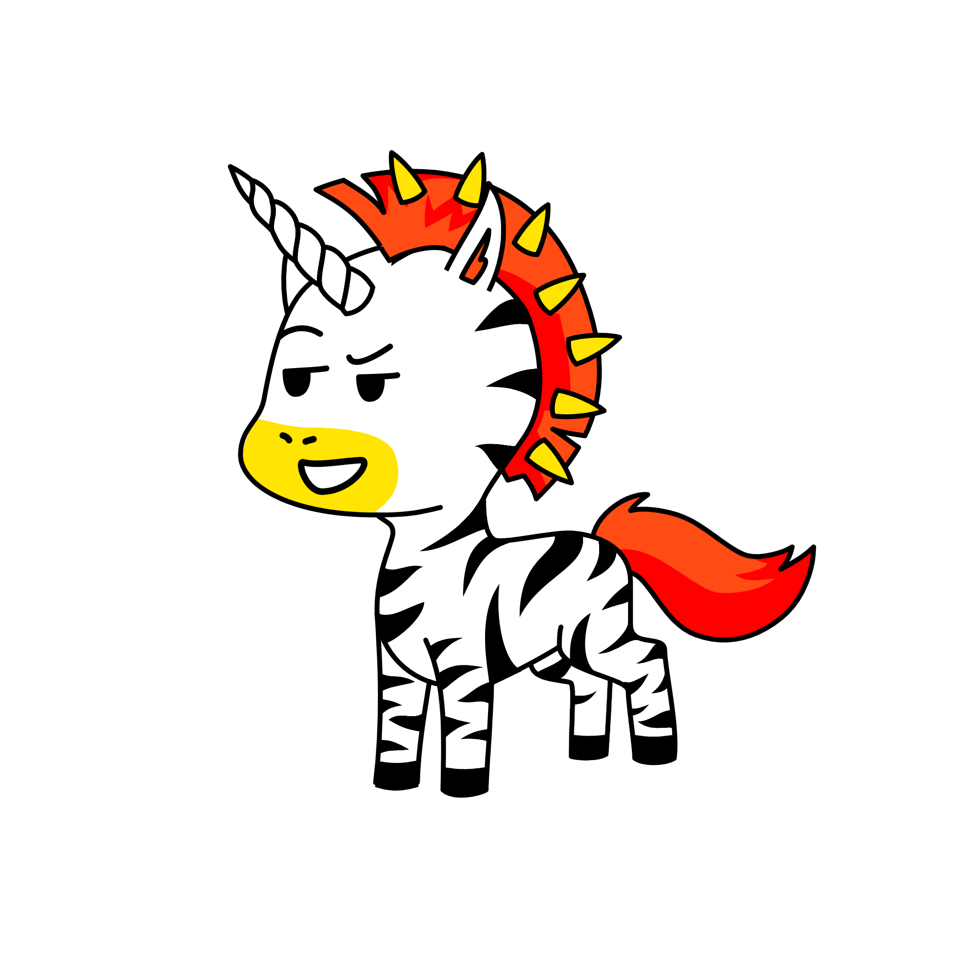 rock sans, the unicorn