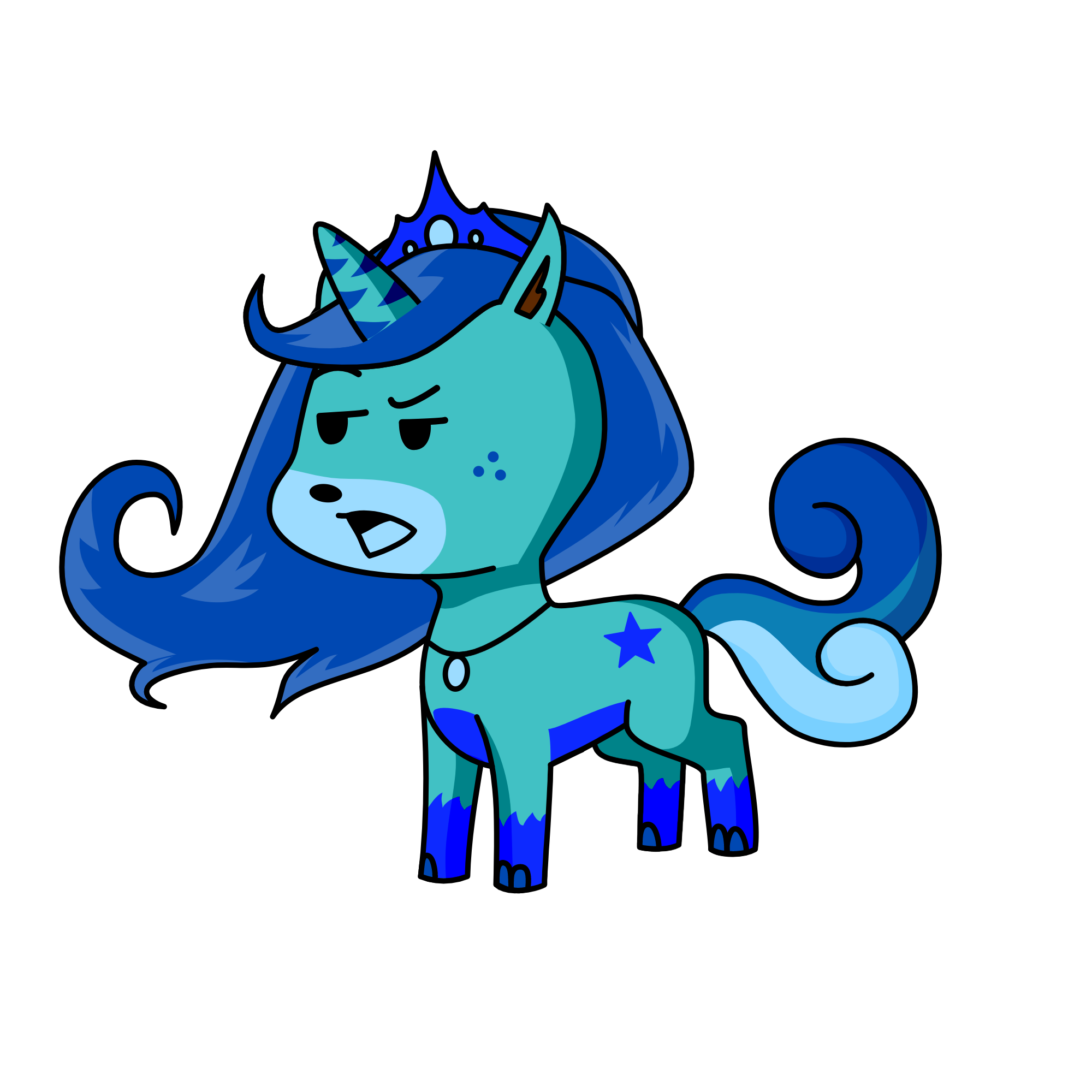 The watery, the unicorn