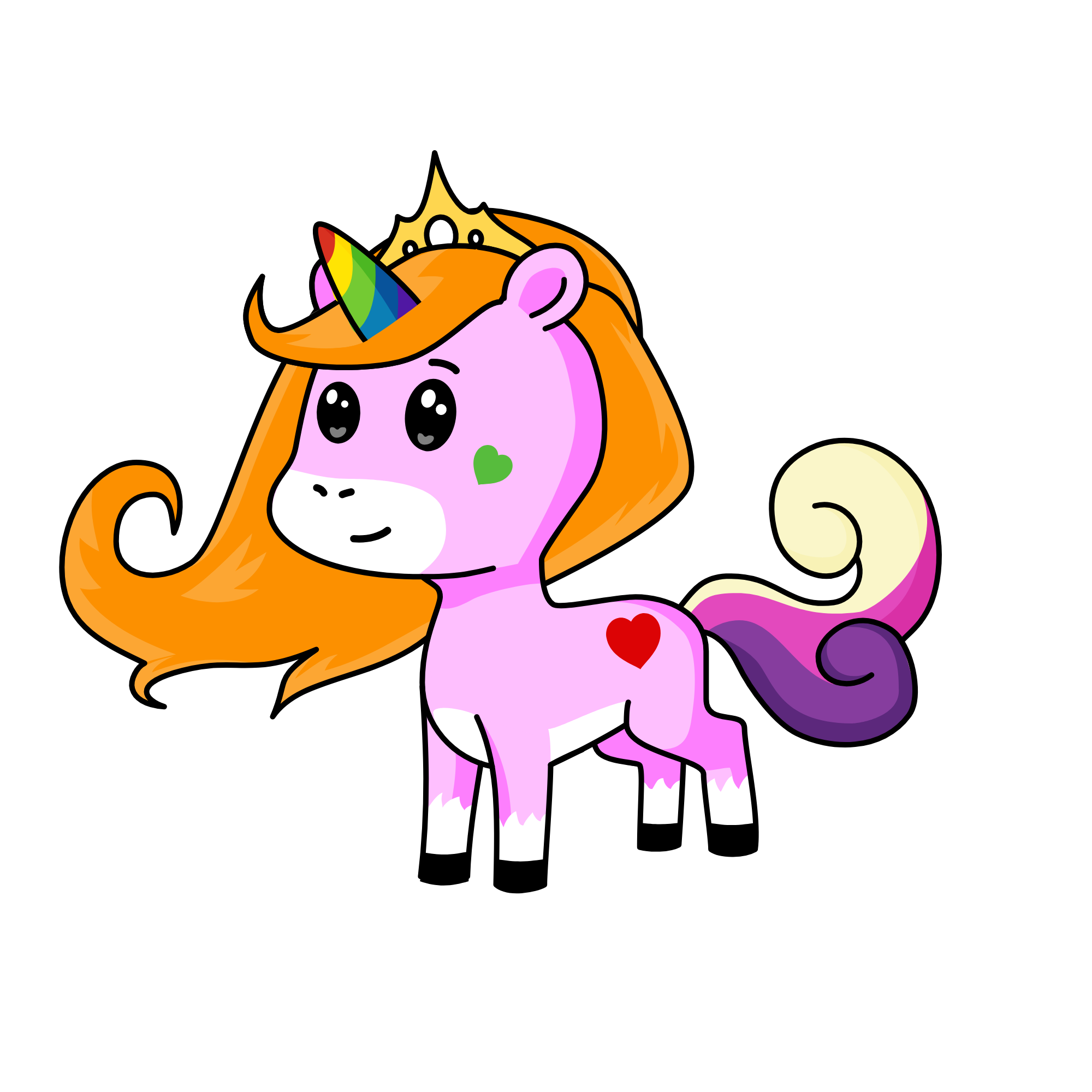 very very cute unicorn, the unicorn